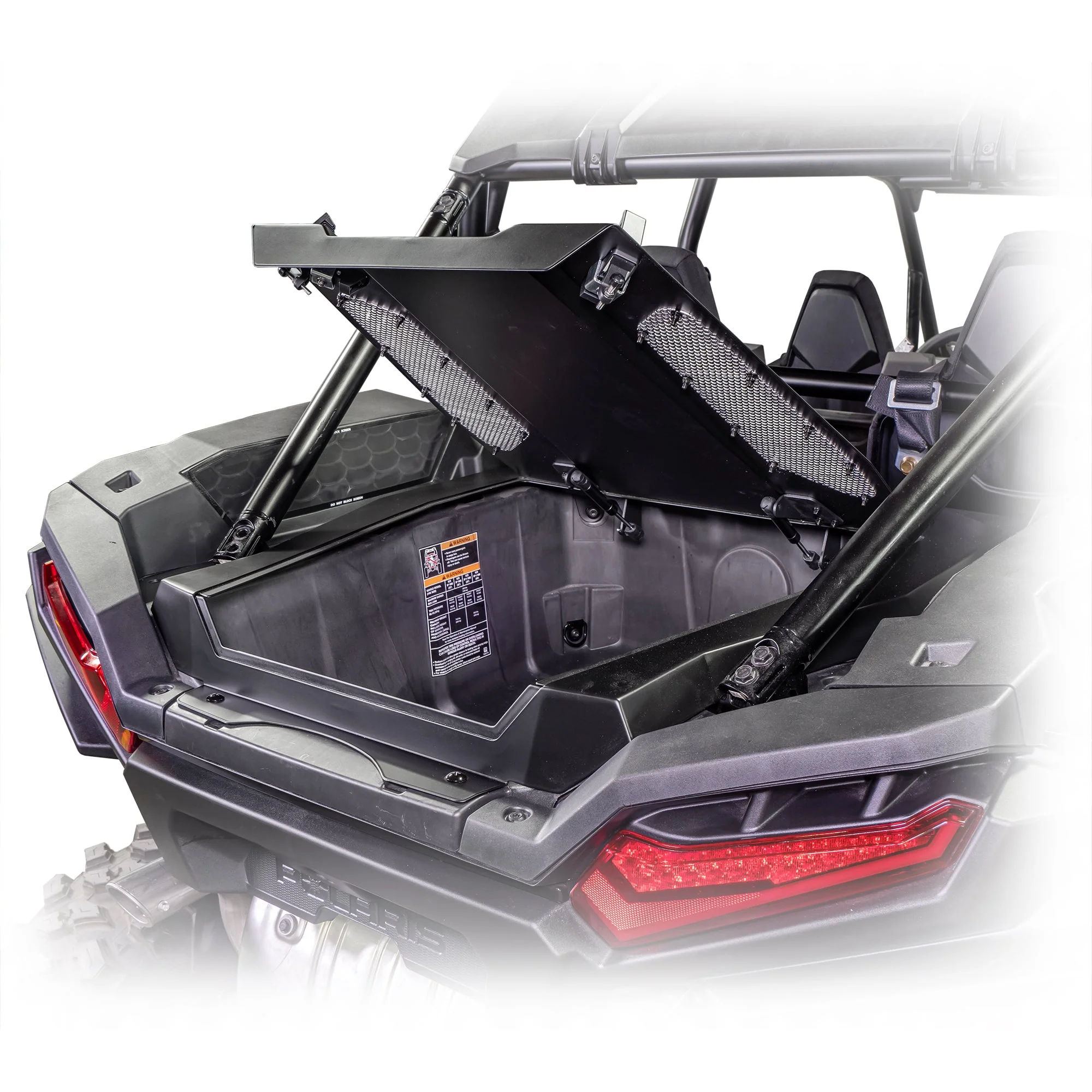 DRT Motorsports Polaris 2024+ RZR XP 1000/4 Aluminum Trunk Enclosure - Image 6