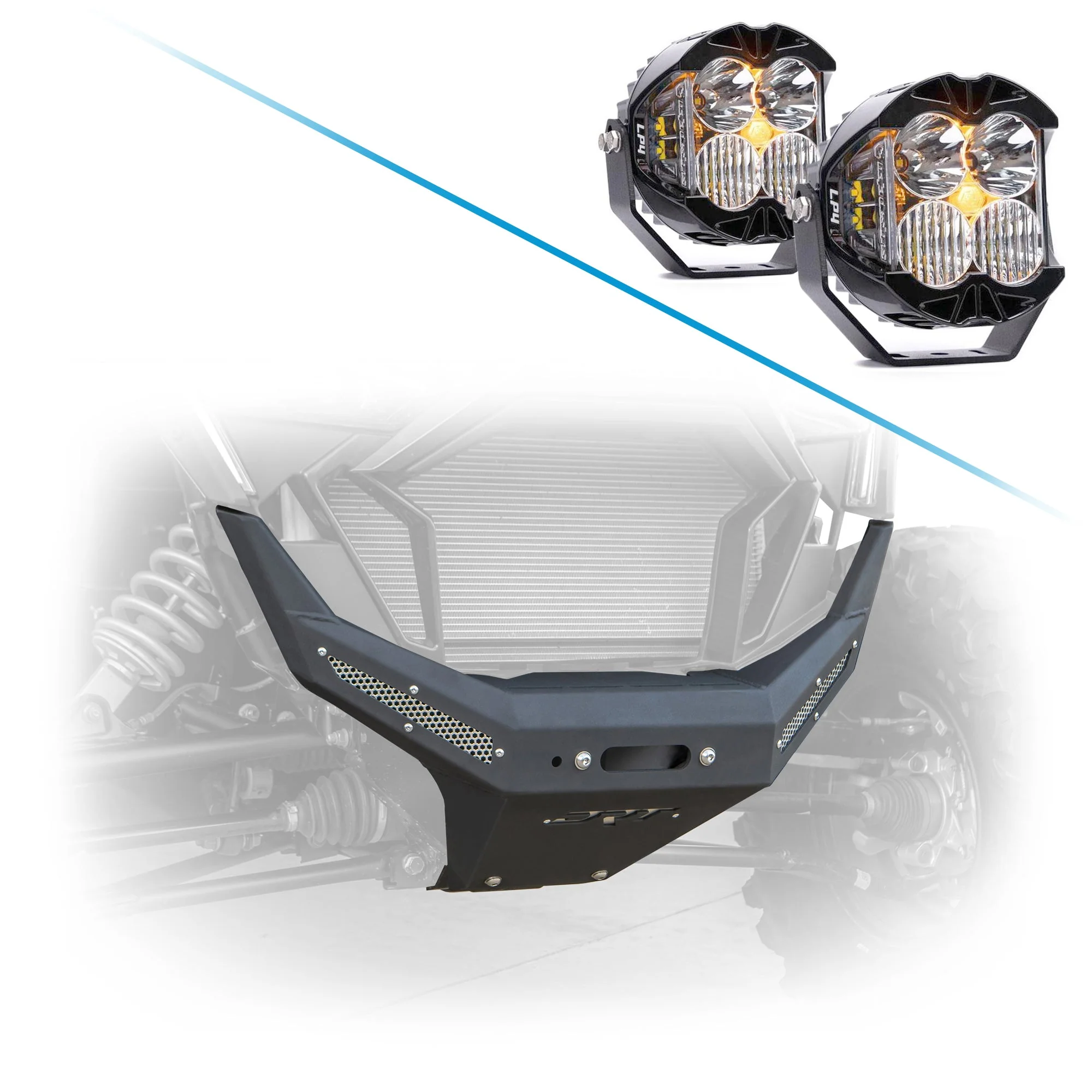 DRT Motorsports Polaris RZR Pro XP Front Winch Bumper (2020-2024) - Image 7