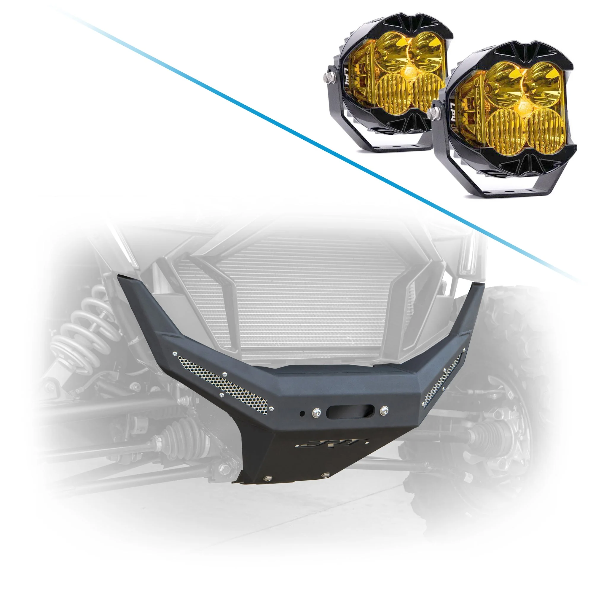 DRT Motorsports Polaris RZR Pro XP Front Winch Bumper (2020-2024) - Image 8