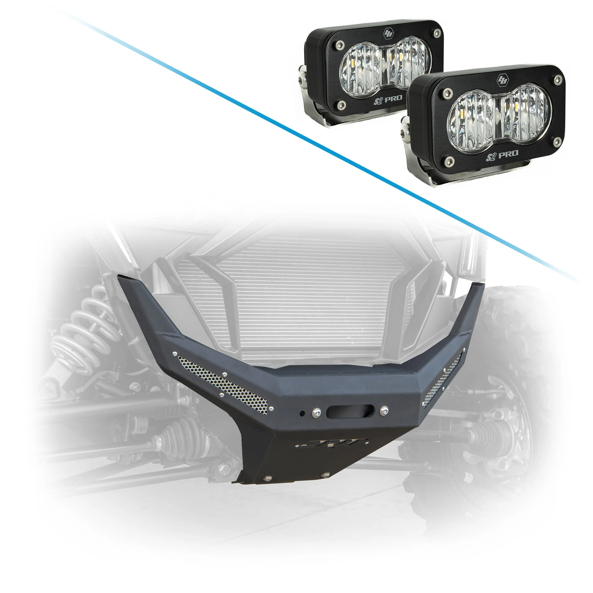 DRT Motorsports Polaris RZR Pro XP Front Winch Bumper (2020-2024) - Image 9