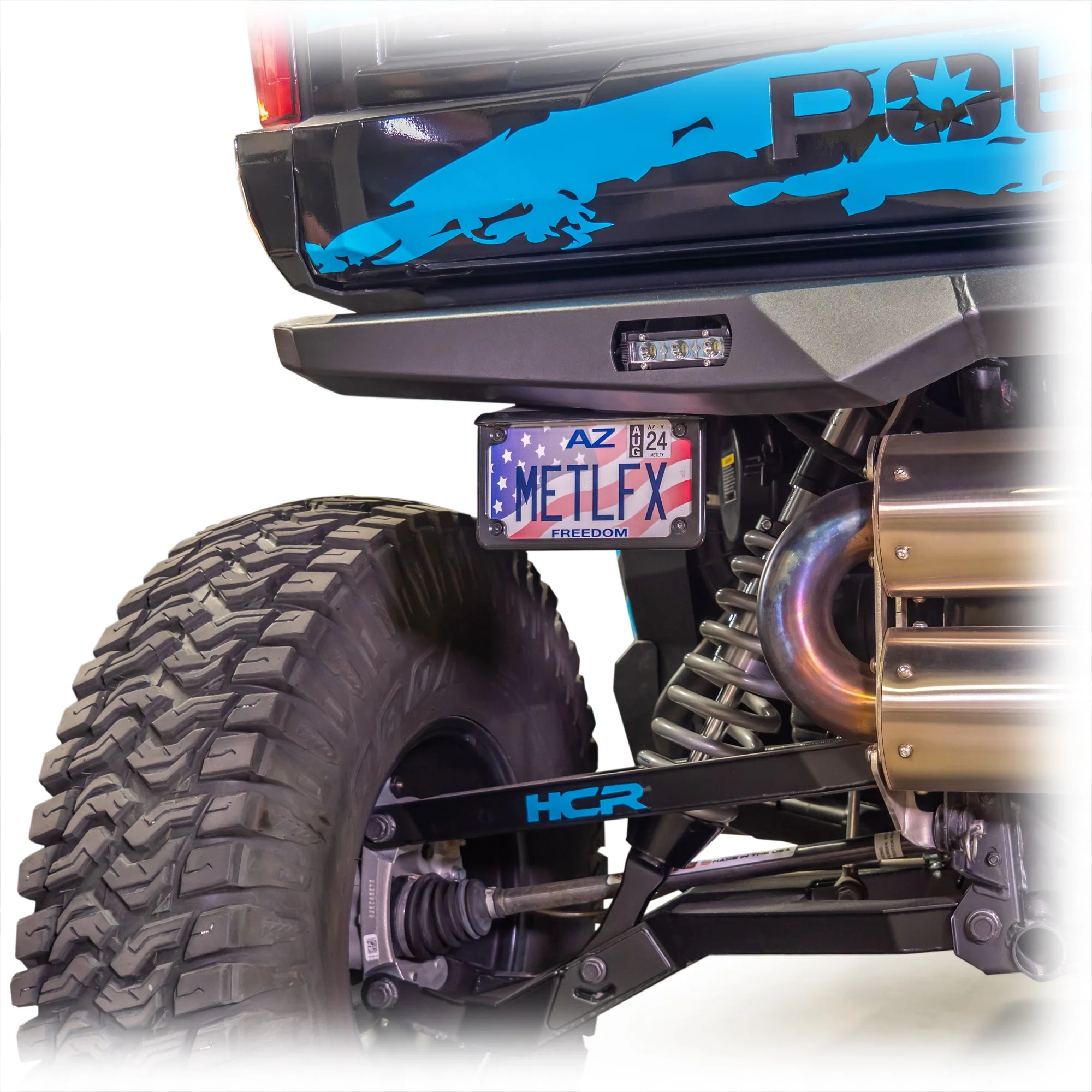 DRT Motorsports Polaris Xpedition Rear Bumper License Plate Bracket - Image 10