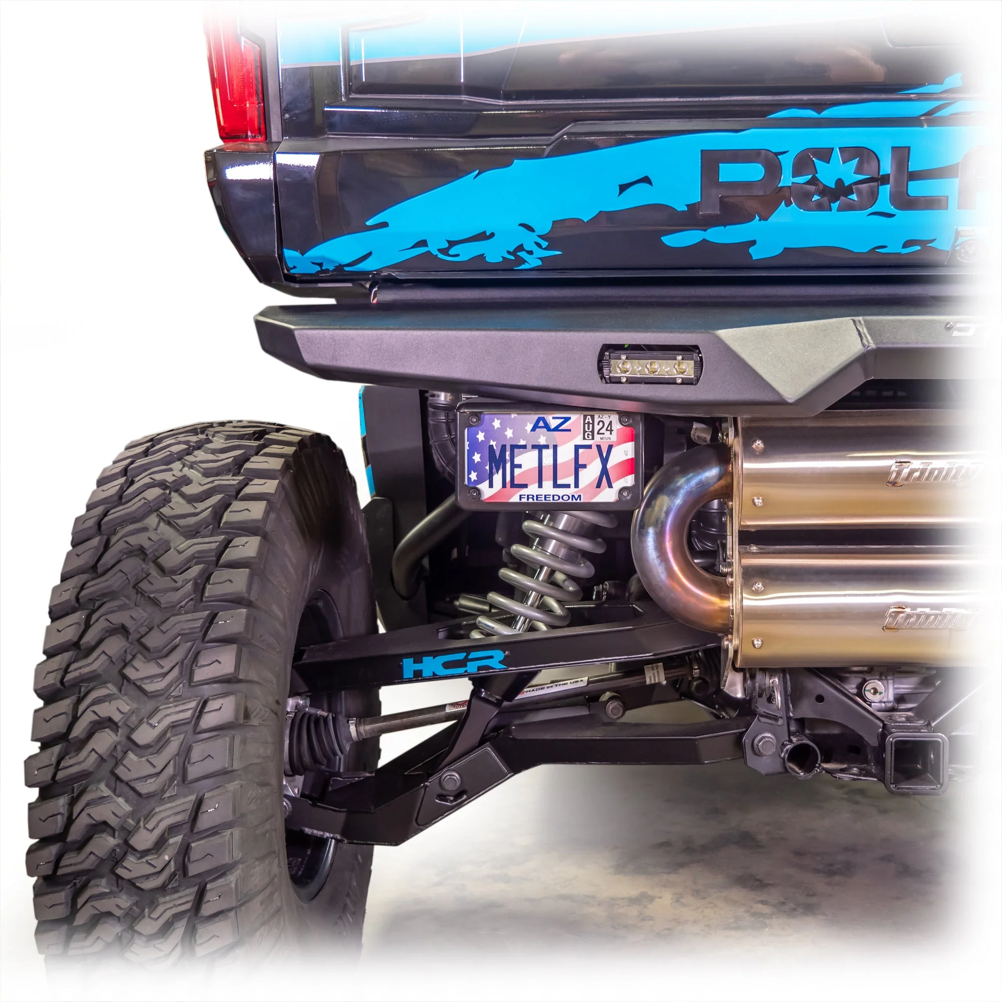 DRT Motorsports Polaris Xpedition Rear Bumper License Plate Bracket - Image 11