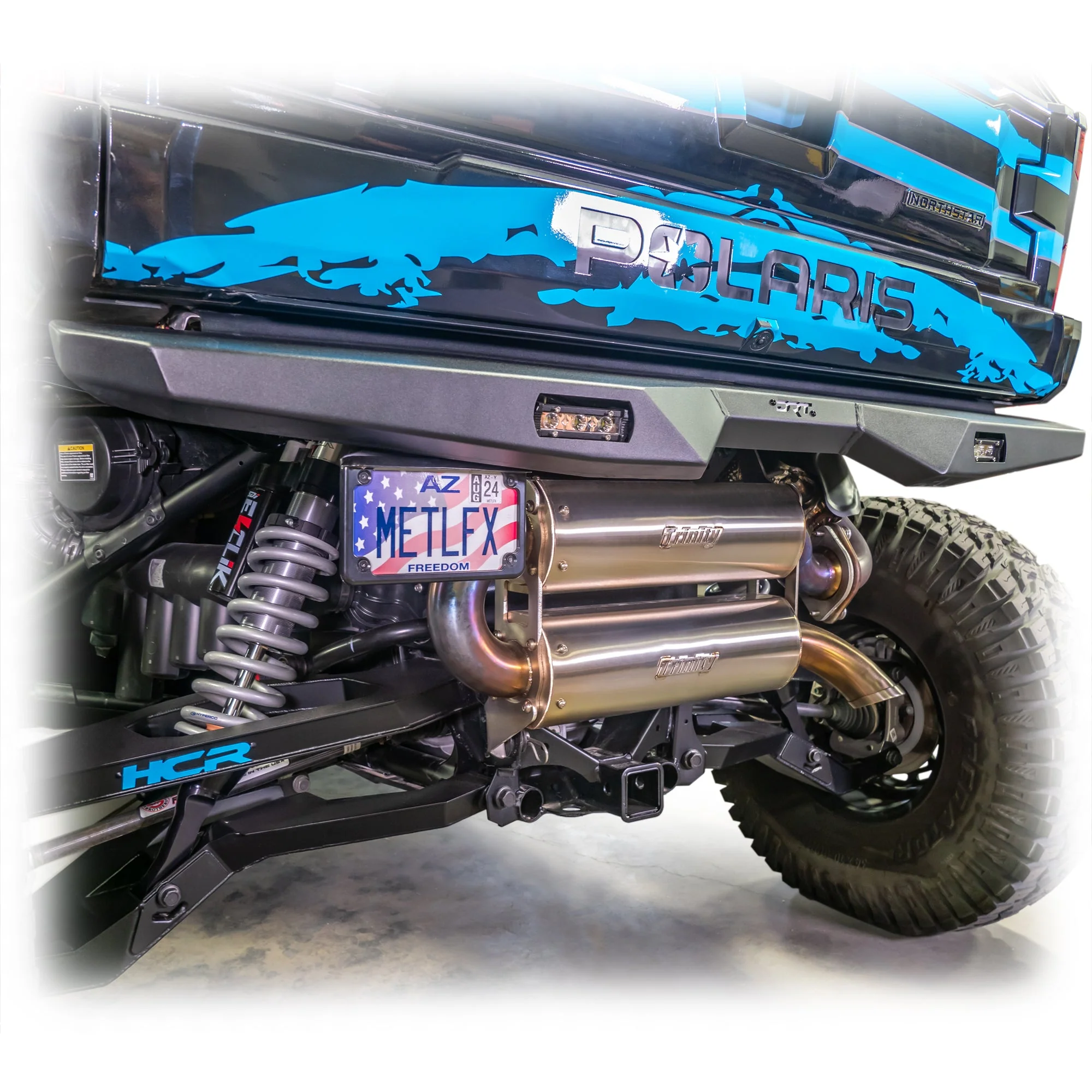 DRT Motorsports Polaris Xpedition Rear Bumper License Plate Bracket - Image 12