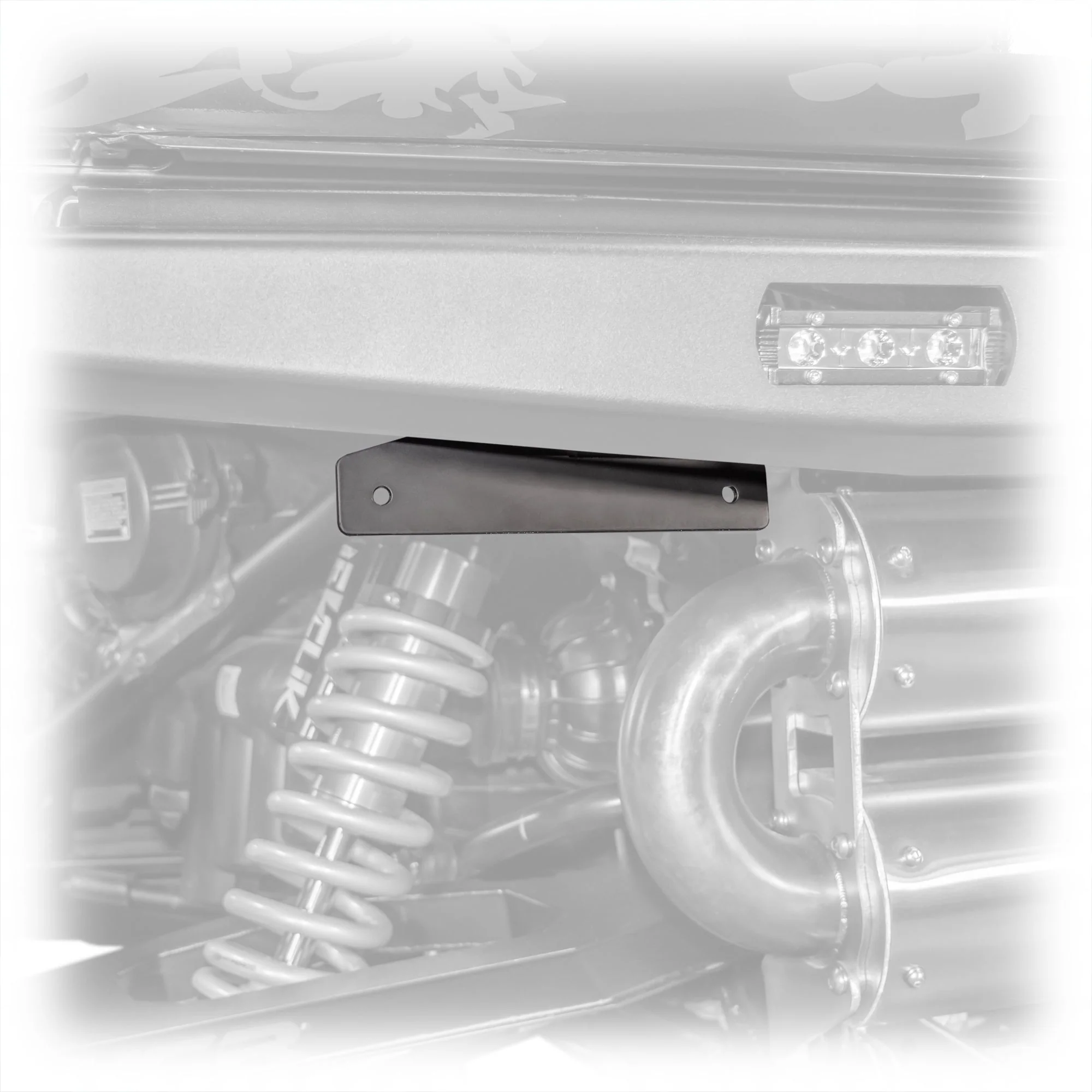 DRT Motorsports Polaris Xpedition Rear Bumper License Plate Bracket - Image 3