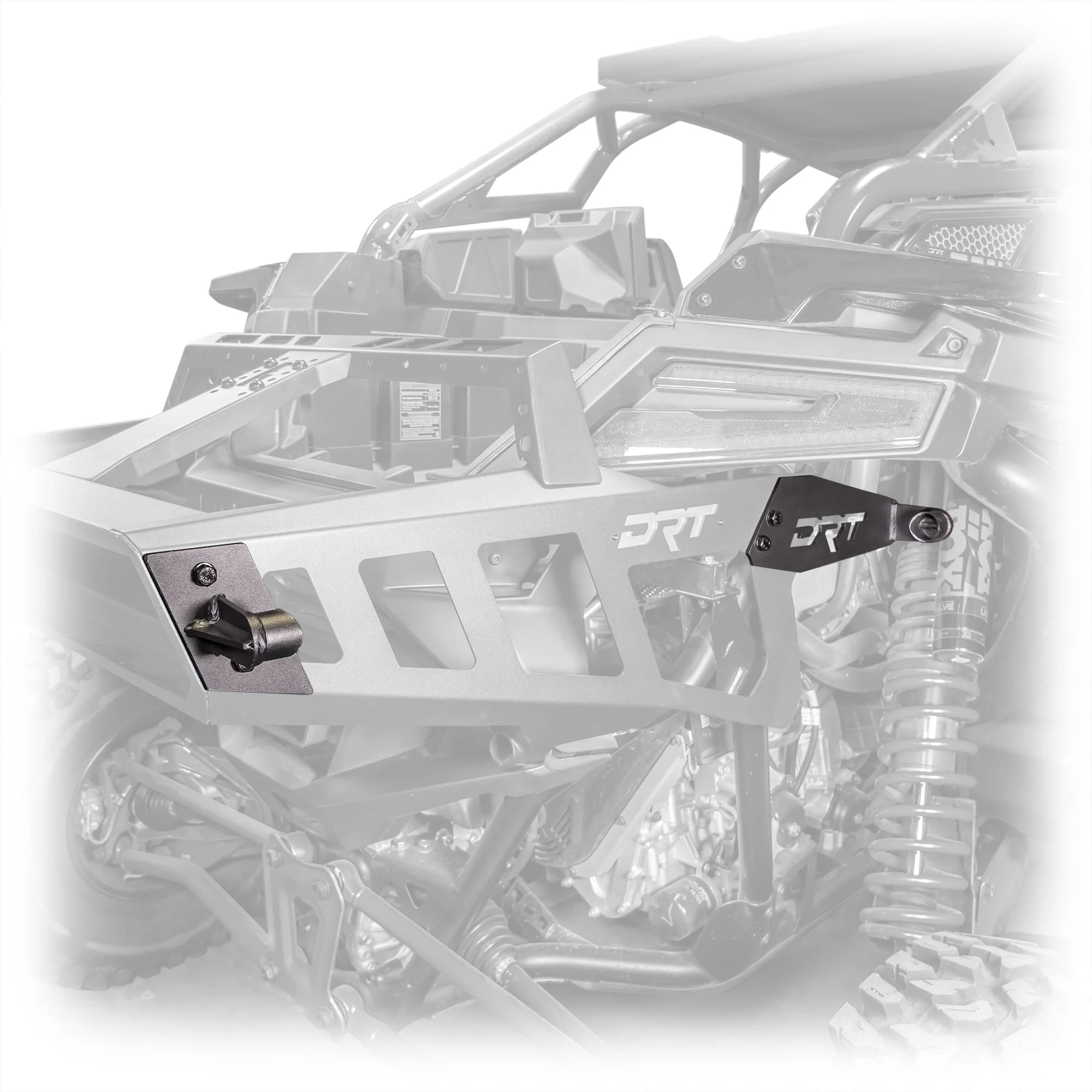 DRT Polaris Pro R Desert Runner Fixed Tire Carrier Jack Holder Kit - Image 2