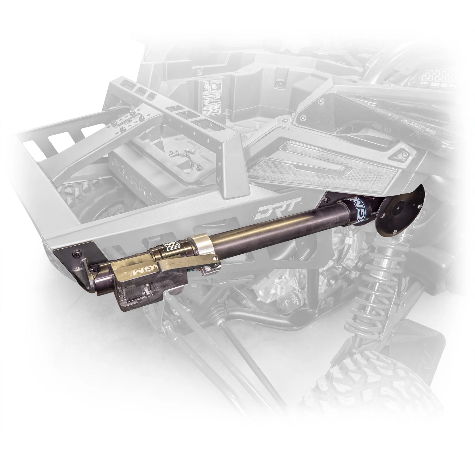 DRT Polaris Pro R Desert Runner Fixed Tire Carrier Jack Holder Kit - Image 3
