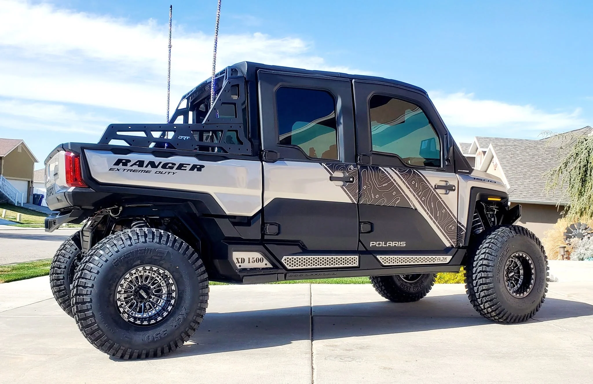 2024+ Polaris Ranger XD 1500 Rear Bumper by DRT Motorsports - Image 4