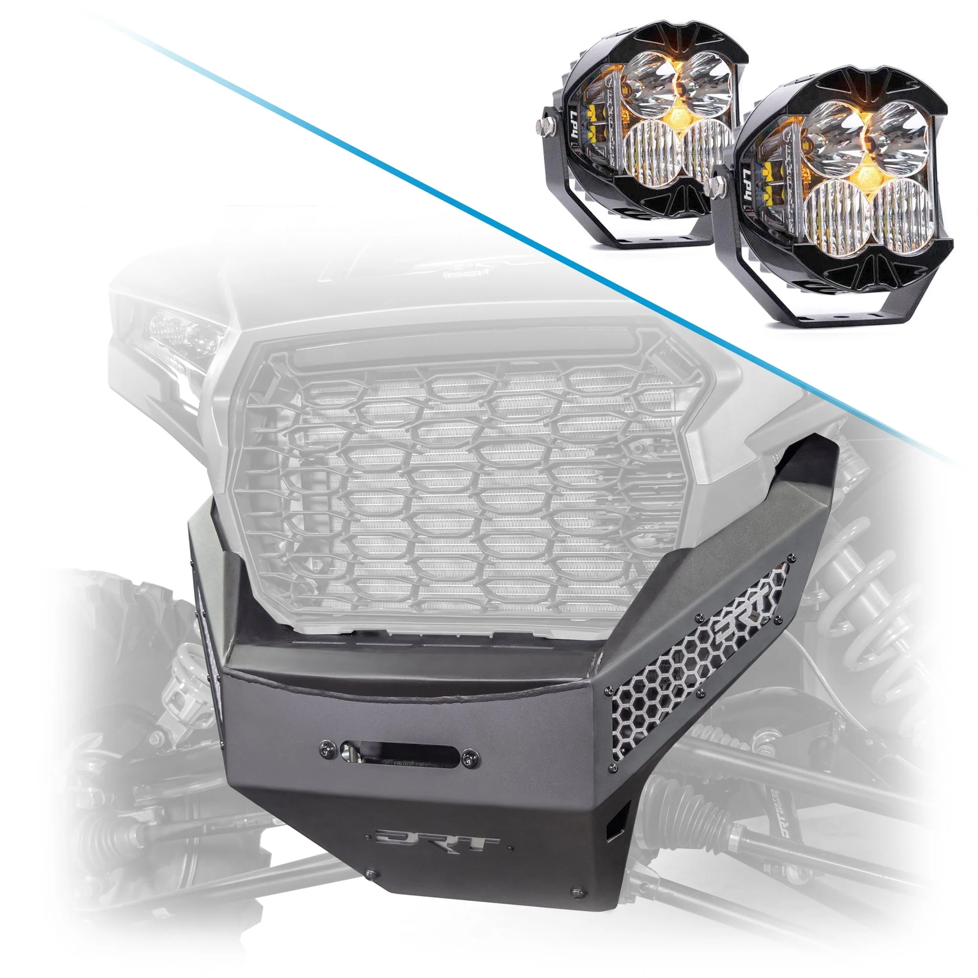 DRT Polaris RZR 2024-2025 XP 1000/4 Front Winch Bumper - Image 13