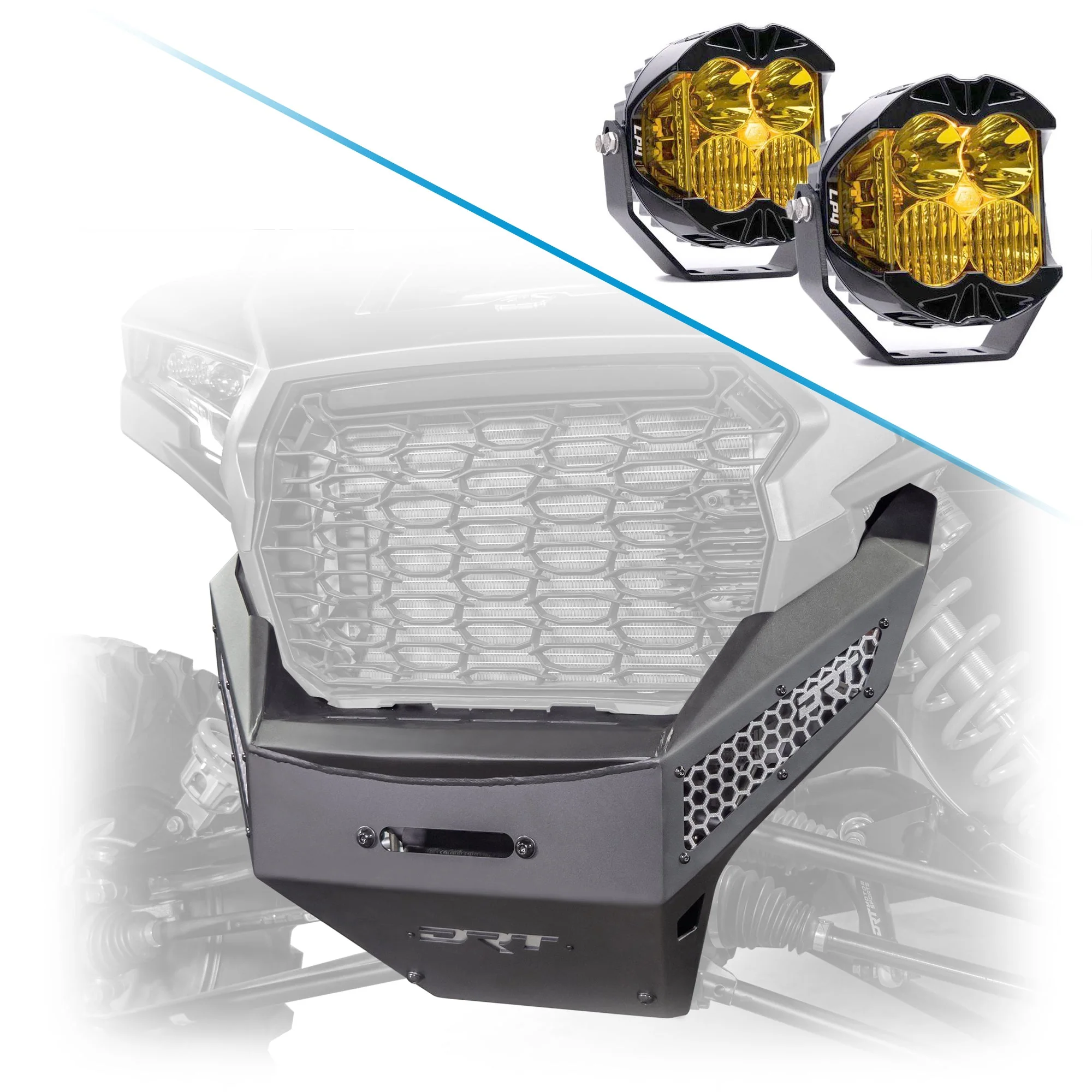DRT Polaris RZR 2024-2025 XP 1000/4 Front Winch Bumper - Image 14