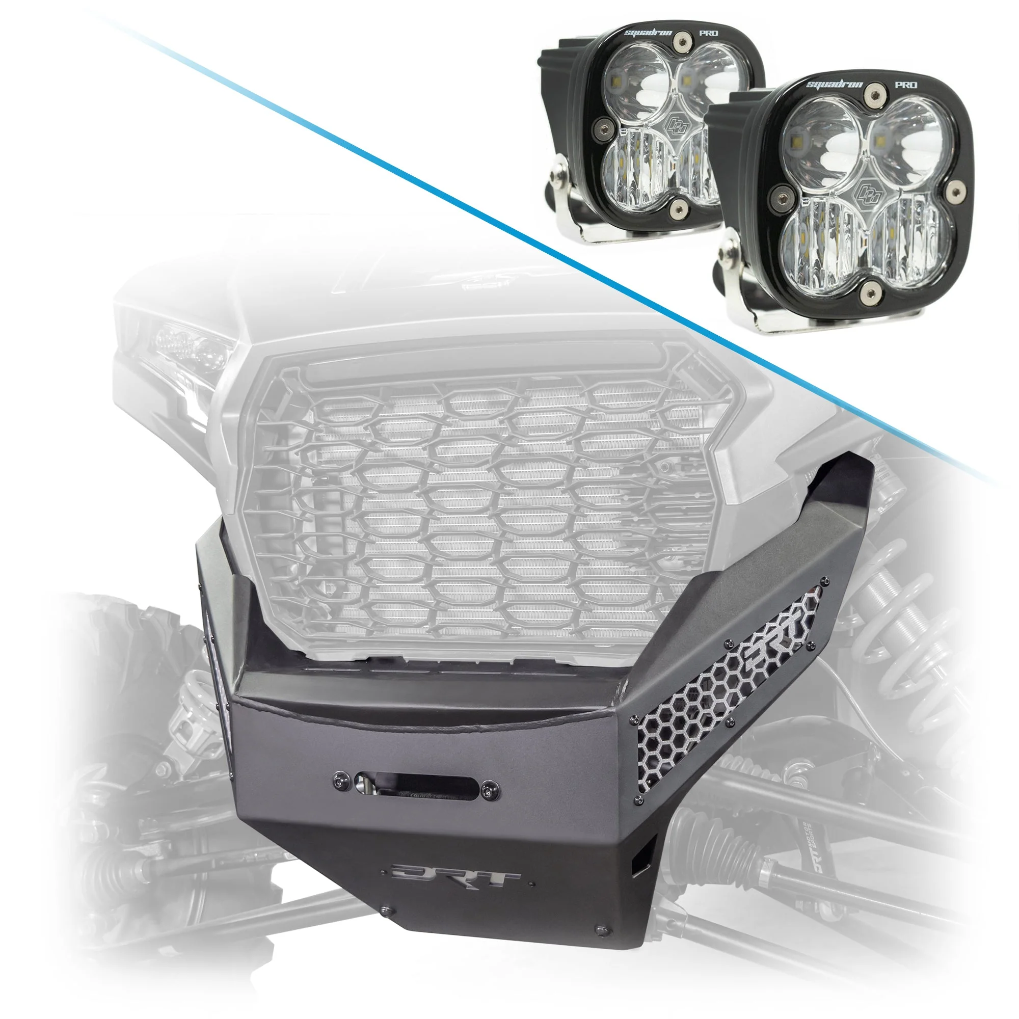 DRT Polaris RZR 2024-2025 XP 1000/4 Front Winch Bumper - Image 16