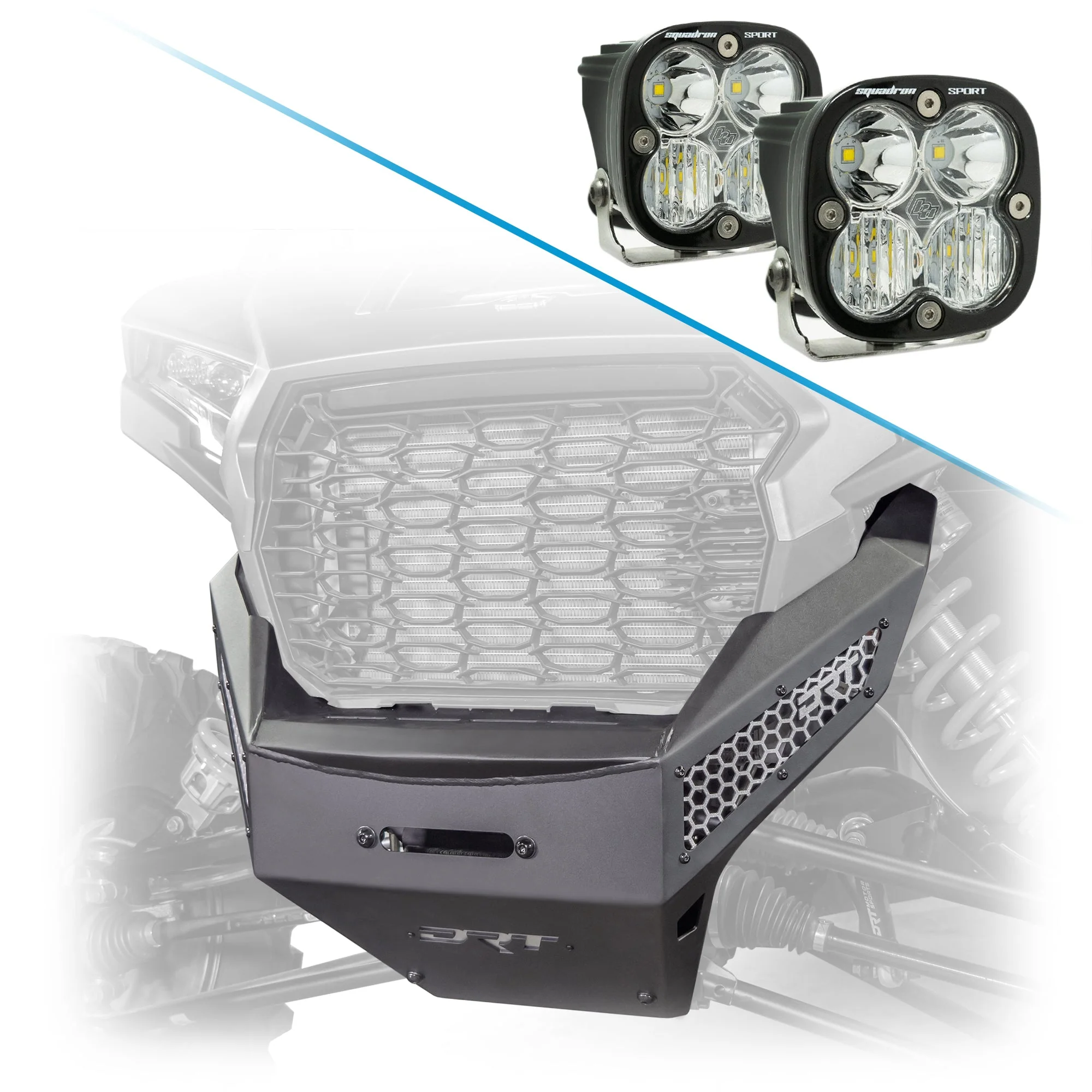 DRT Polaris RZR 2024-2025 XP 1000/4 Front Winch Bumper - Image 17