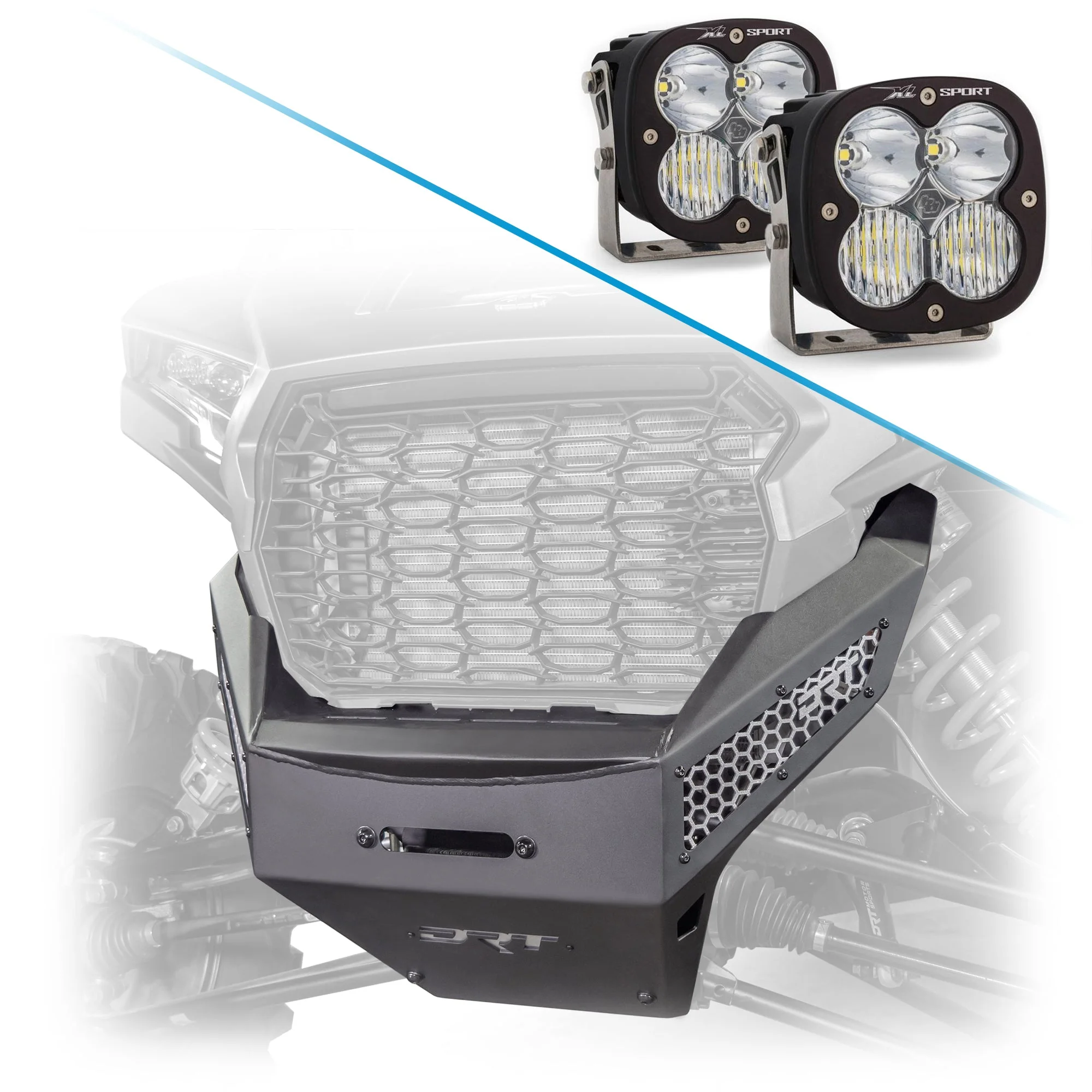 DRT Polaris RZR 2024-2025 XP 1000/4 Front Winch Bumper - Image 18