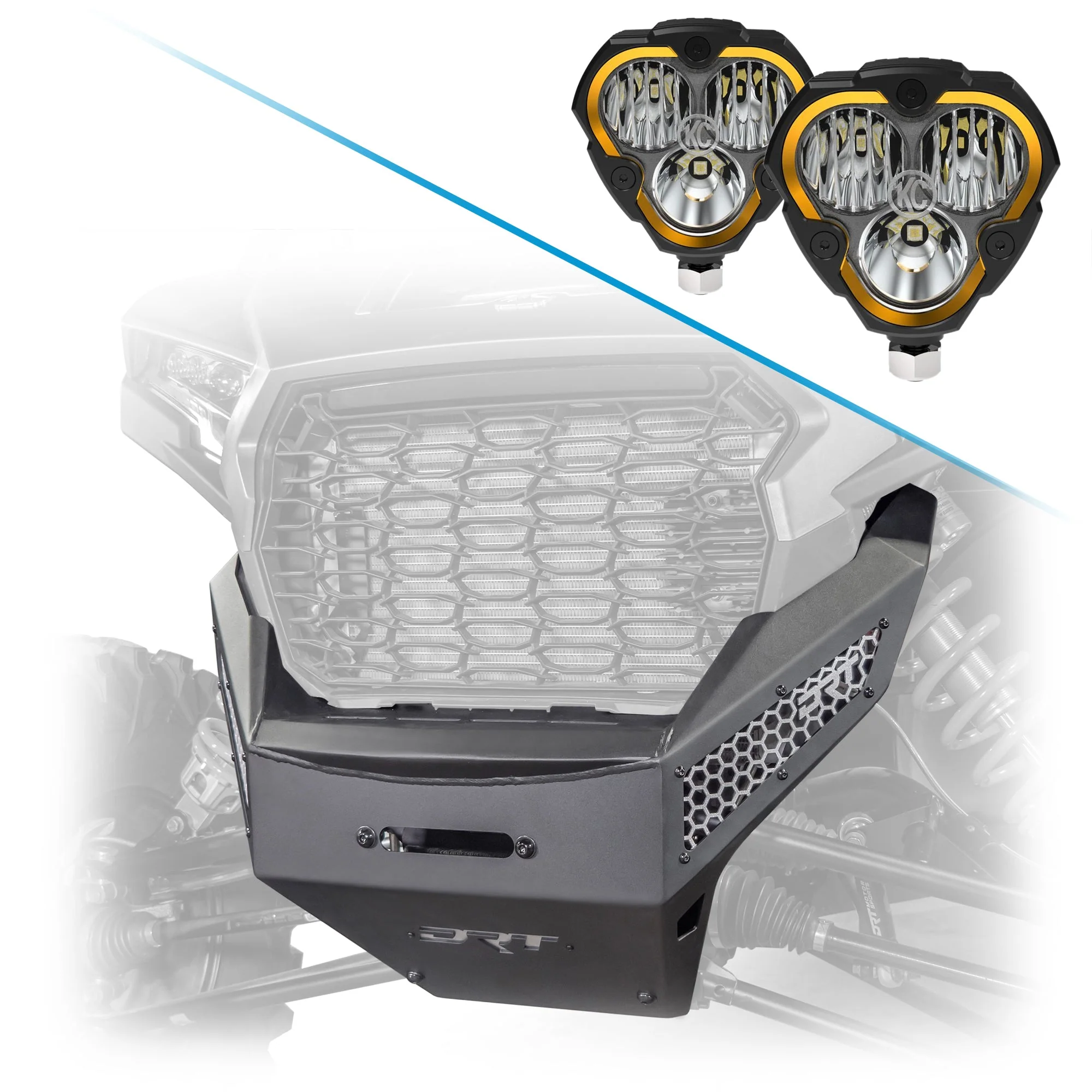 DRT Polaris RZR 2024-2025 XP 1000/4 Front Winch Bumper - Image 21