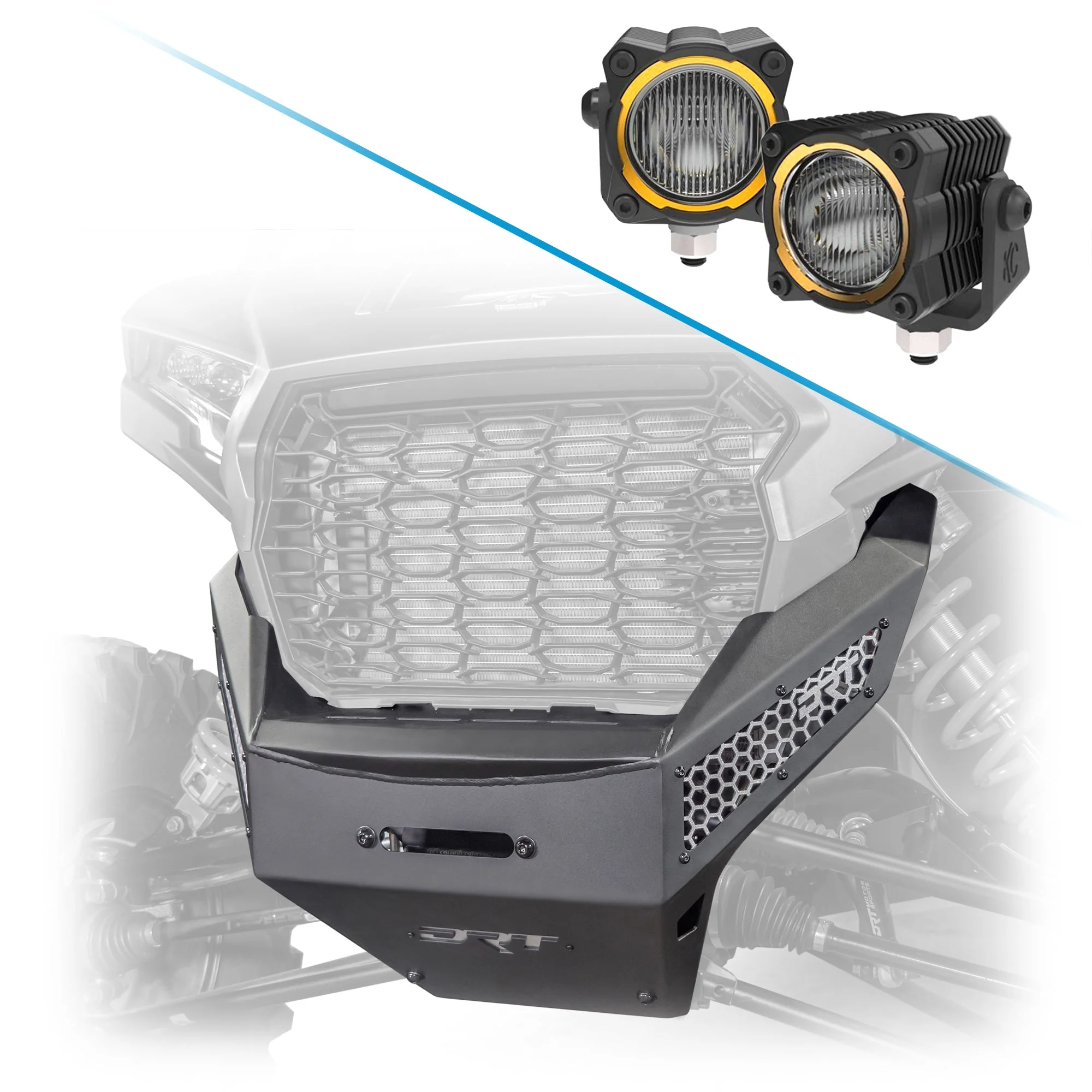 DRT Polaris RZR 2024-2025 XP 1000/4 Front Winch Bumper - Image 22