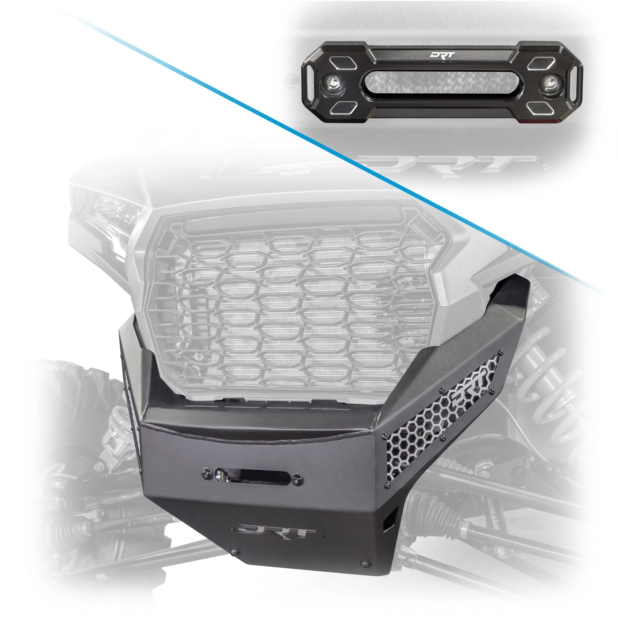 DRT Polaris RZR 2024+ XP 1000/4 Front Winch Bumper - Image 11