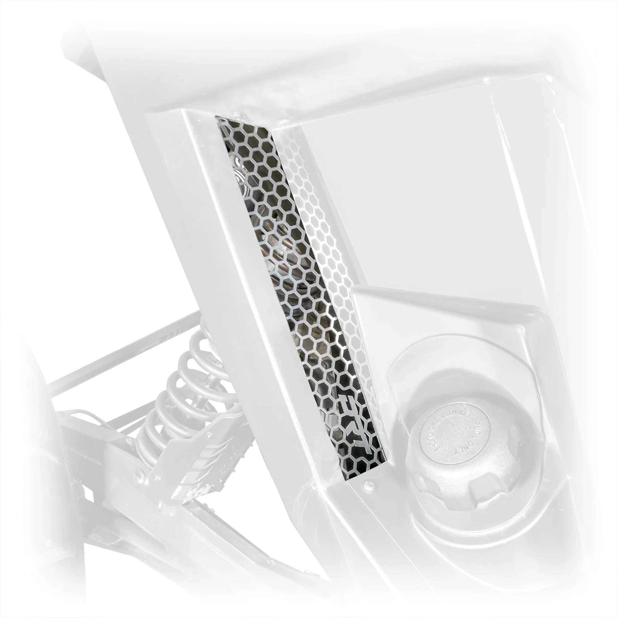 DRT Polaris RZR Pro XP/Pro R/Turbo R Aluminum Rear Fender Screen Set - Image 4