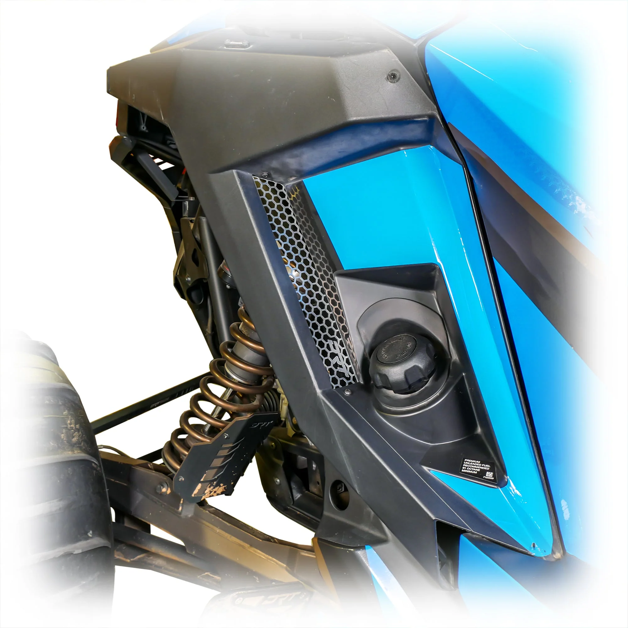 DRT Polaris RZR Pro XP/Pro R/Turbo R Aluminum Rear Fender Screen Set - Image 6