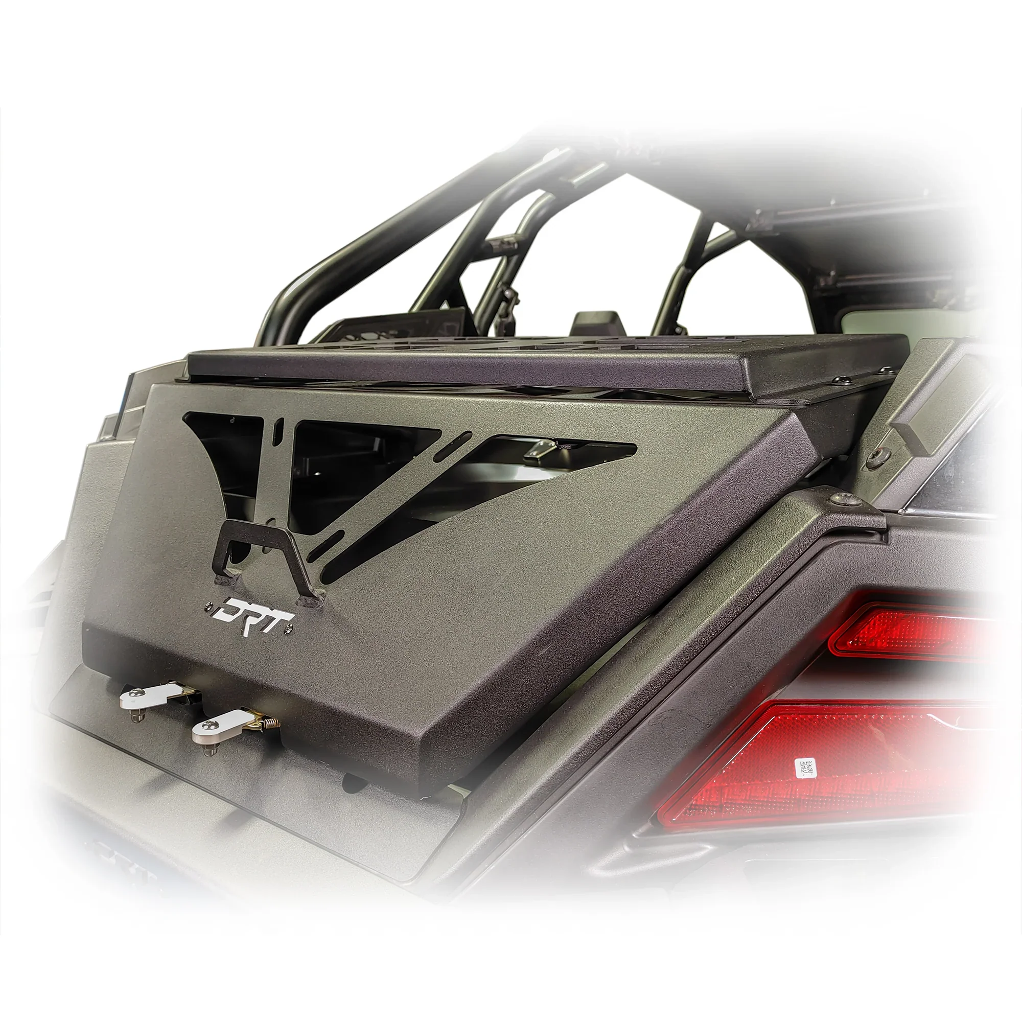 DRT Polaris RZR Pro XP/Pro R/Turbo R Packout Mount for Tire Carrier/Adventure Rack - Image 3