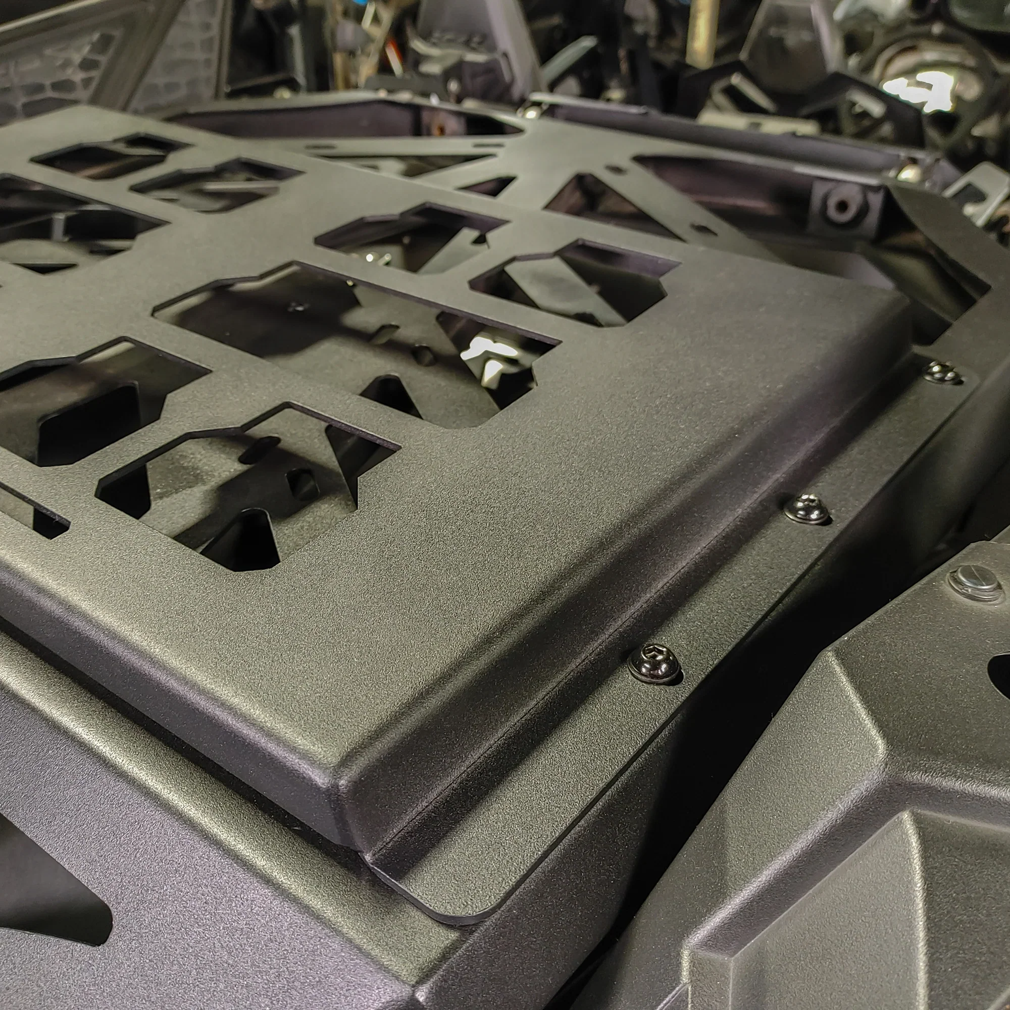 DRT Polaris RZR Pro XP/Pro R/Turbo R Packout Mount for Tire Carrier/Adventure Rack - Image 4