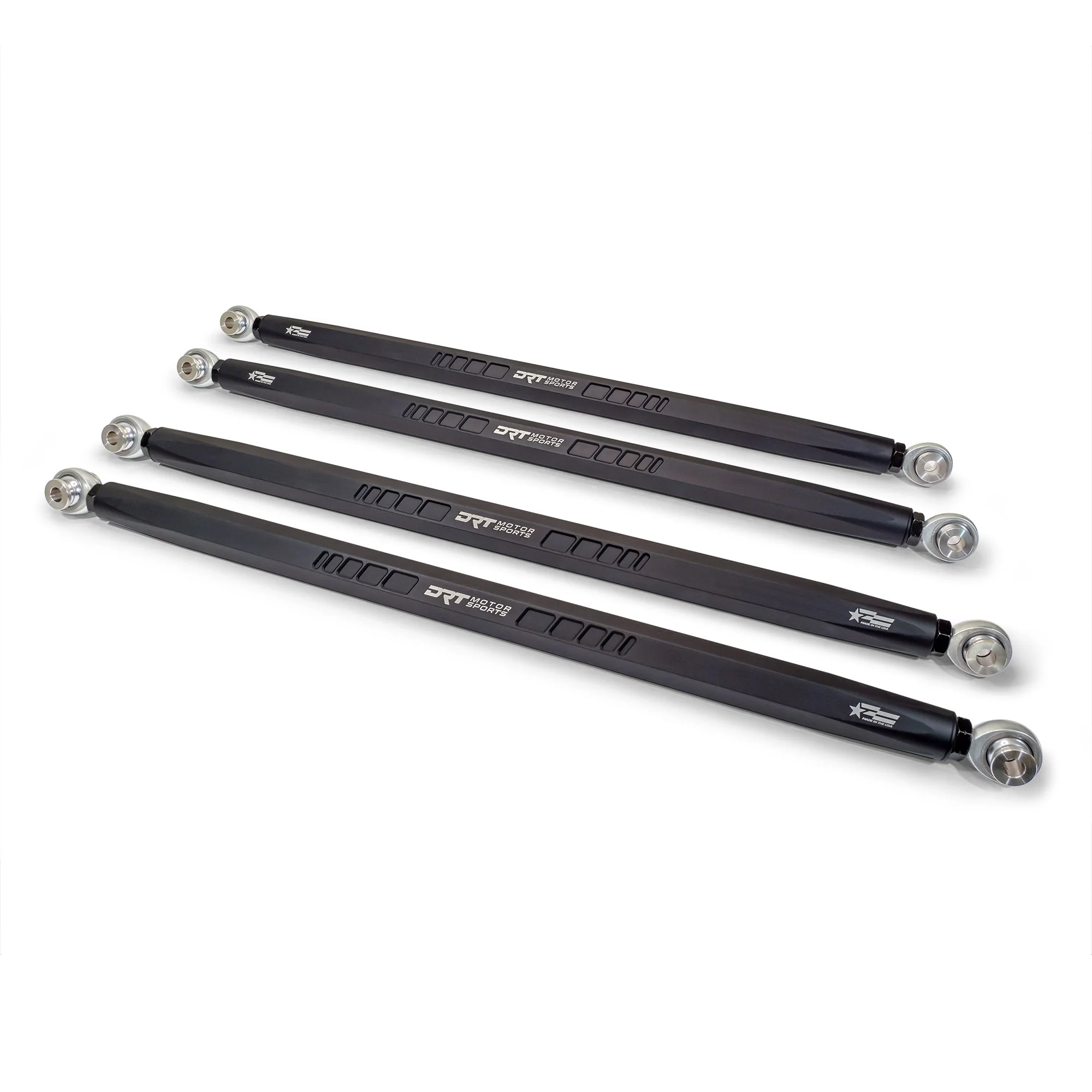 DRT Motorsports Billet Aluminum Hex Bar Radius Rod Kit for Polaris RZR Pro R / Turbo R (2022+)