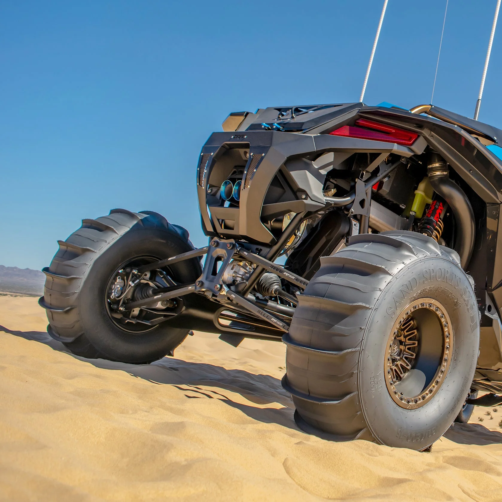 DRT Motorsports Billet Aluminum Hex Bar Radius Rod Kit for Polaris RZR Pro R / Turbo R (2022+) - Image 9