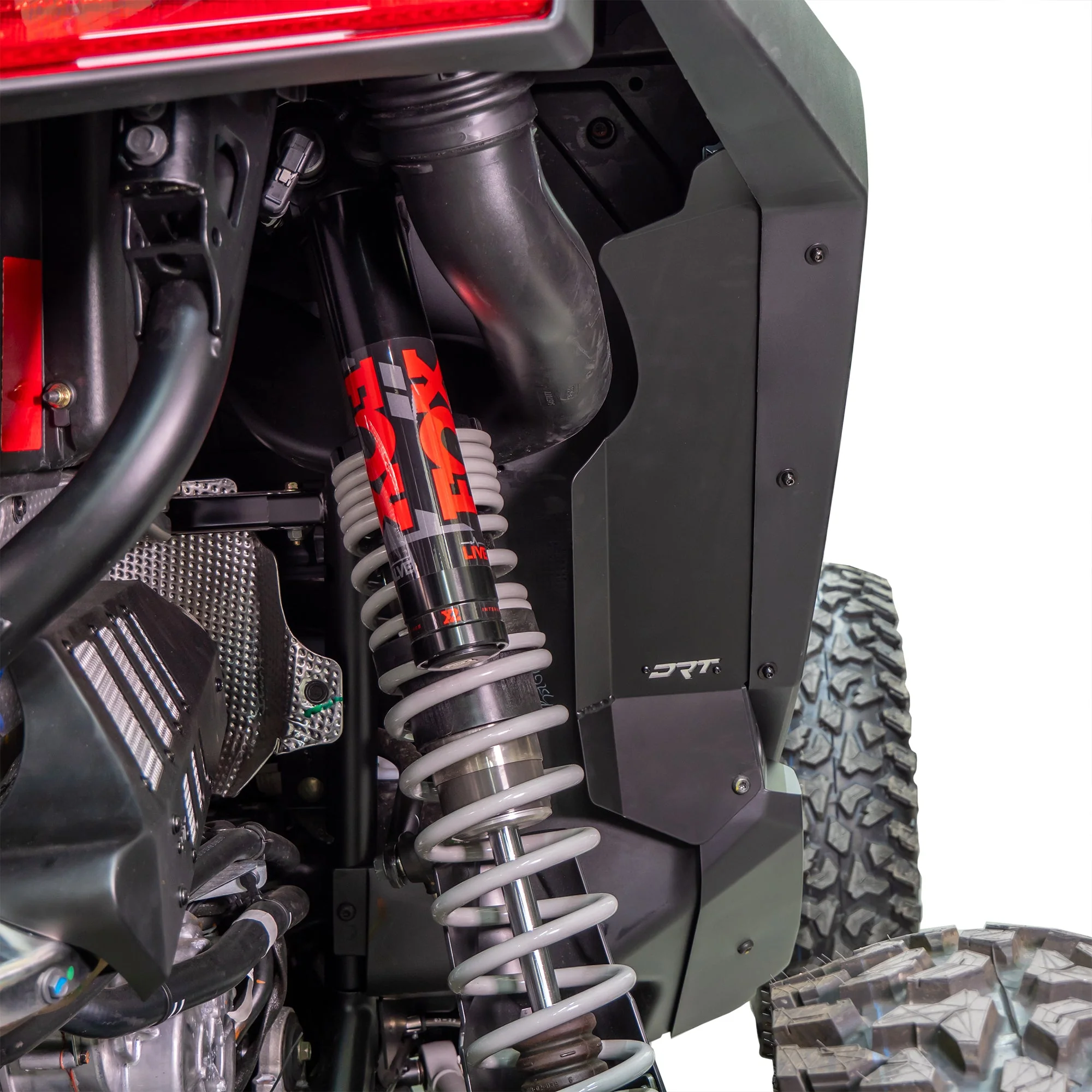 DRT RZR Pro XP / Turbo R Aluminum Rear Inner Fender Guards - Image 3