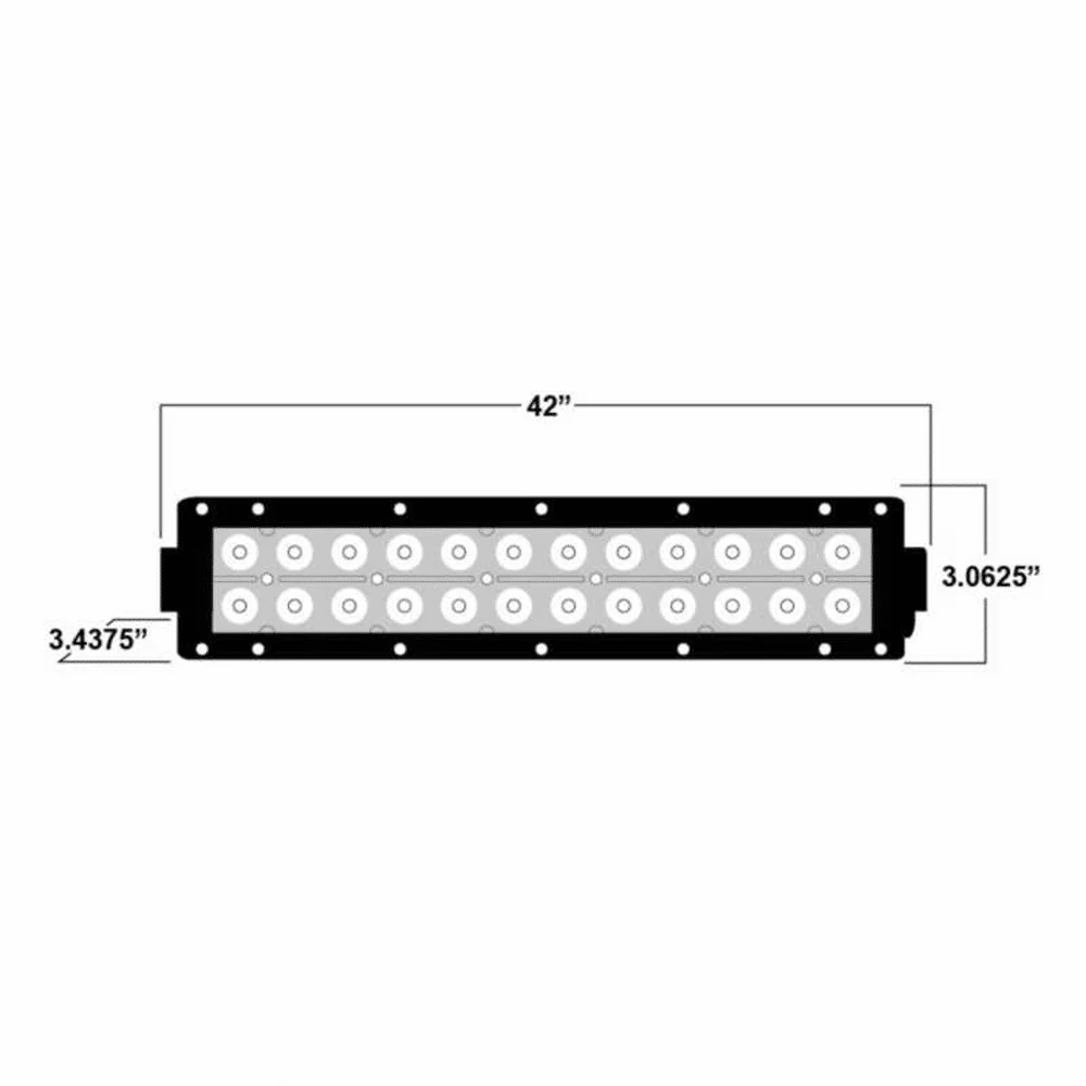 Dual Row 42" Light Bar - 14,400 Lumens + Waterproof (2024) - Image 4