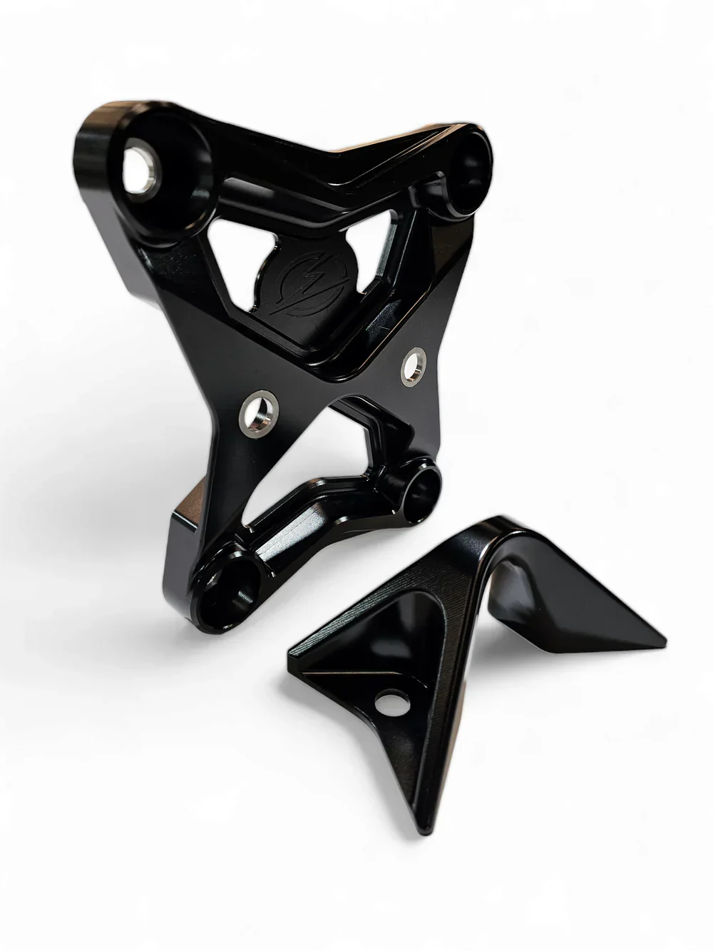 2017-2021 Can-Am Maverick X3 Radius Rod Plate with Tow Hook - Black