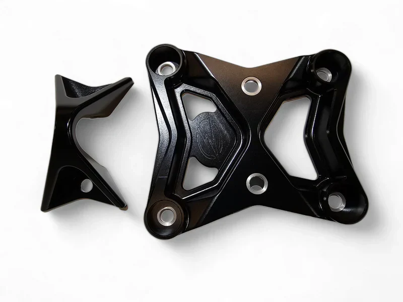 2017-2021 Can-Am Maverick X3 Radius Rod Plate with Tow Hook - Black - Image 5
