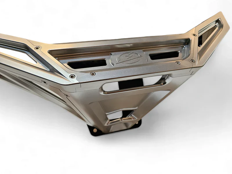 ELEKTRIC OFFROAD 2022-2024 Polaris RZR Pro R/ Turbo R Machined Billet Front Winch Bumper - Image 4