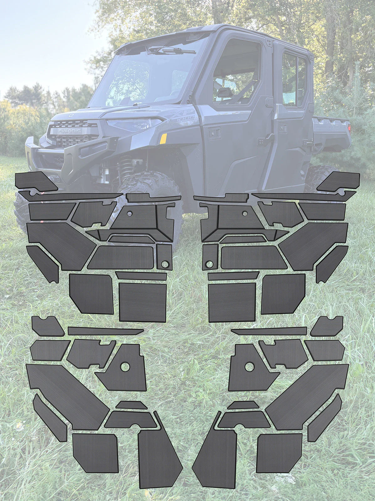 EVA Foam Door Panel Kit Polaris Ranger XP 1000 - Noise Reduction & Heat Control (2020+) - Image 11