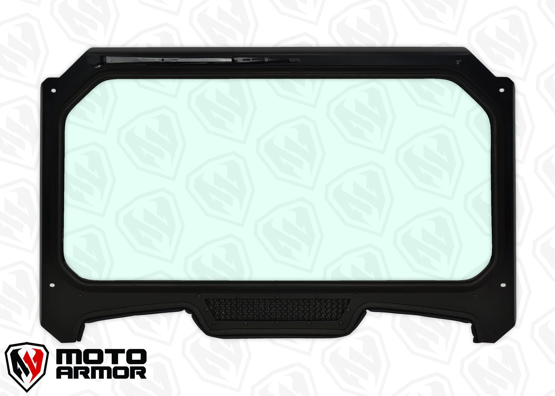 Full Glass Windshield - Scratch-Resistant Safety Glass + Hand-Held Wiper (2019+ Polaris RZR XP Turbo, XP 1000) - Image 6