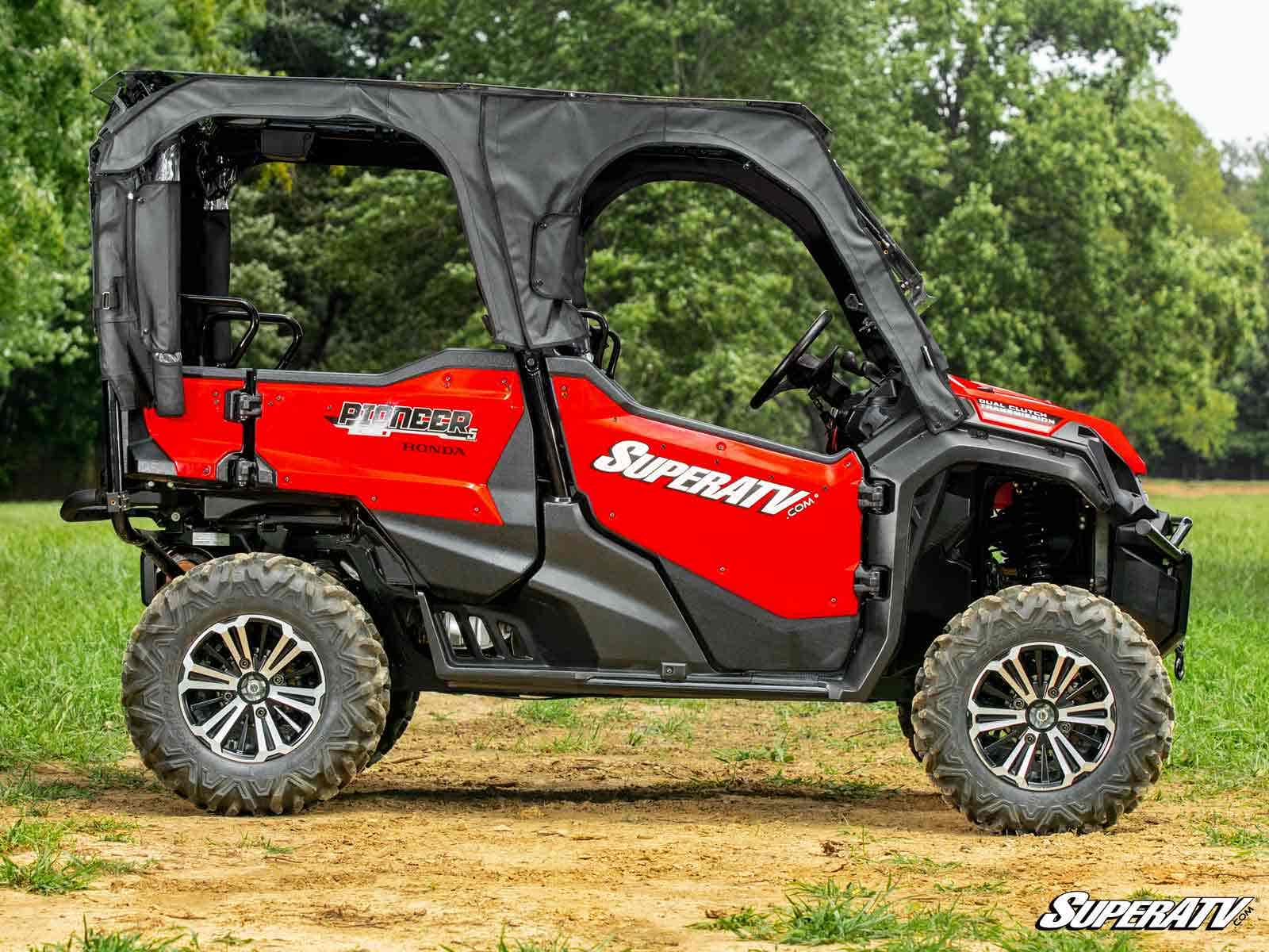 SuperATV Honda Pioneer 1000-5 Primal Soft Cab Enclosure Upper Doors - Image 6