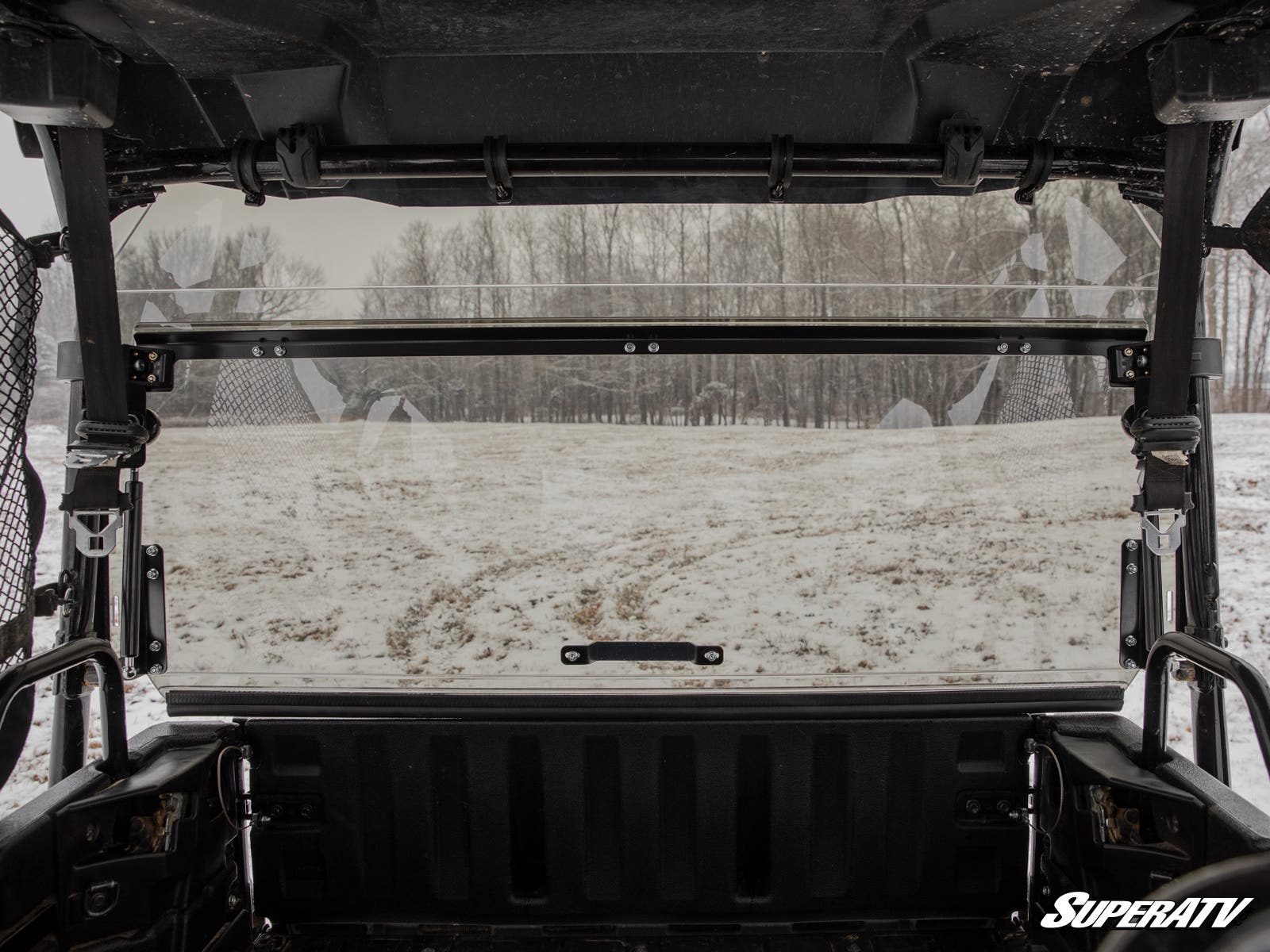 SuperATV Honda Pioneer 700-4 Rear Windshield - Image 8