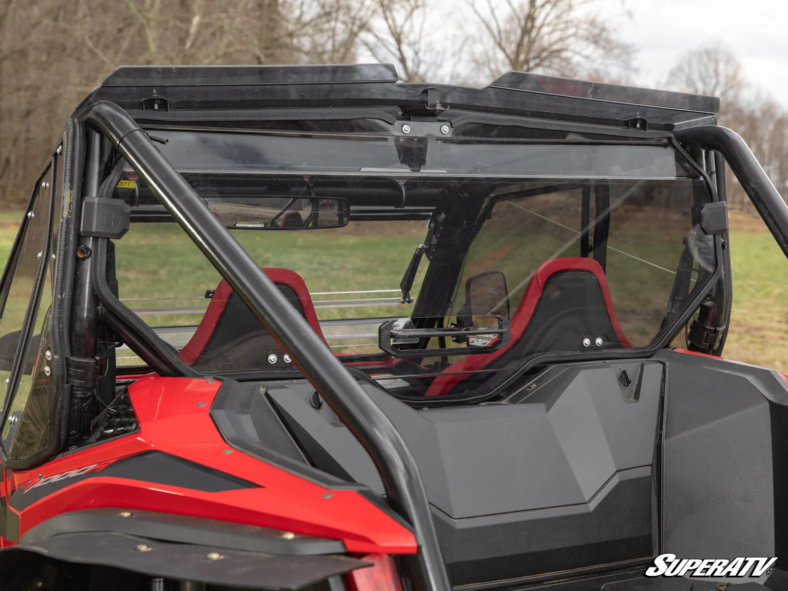 SuperATV Honda Talon 1000 Rear Vented Windshield - Image 7