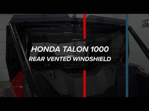 SuperATV Honda Talon 1000 Rear Vented Windshield - Image 9