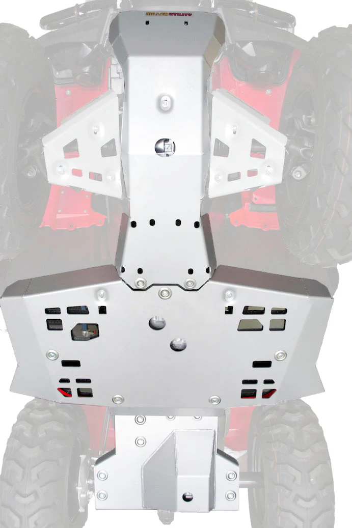 Honda TRX420 / 500FA/FE/FM/FPA Alloy Central Skid Plate - Maximum Protection + Corrosion Resistance