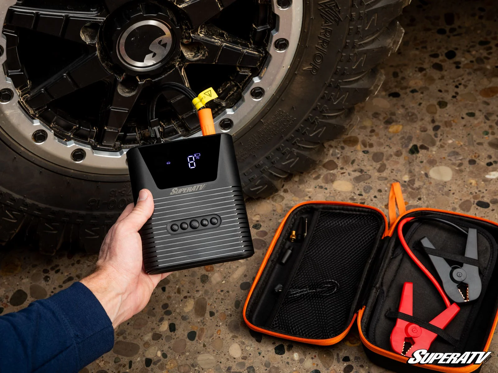 SuperATV Jump Starter with Air Compressor - Image 8