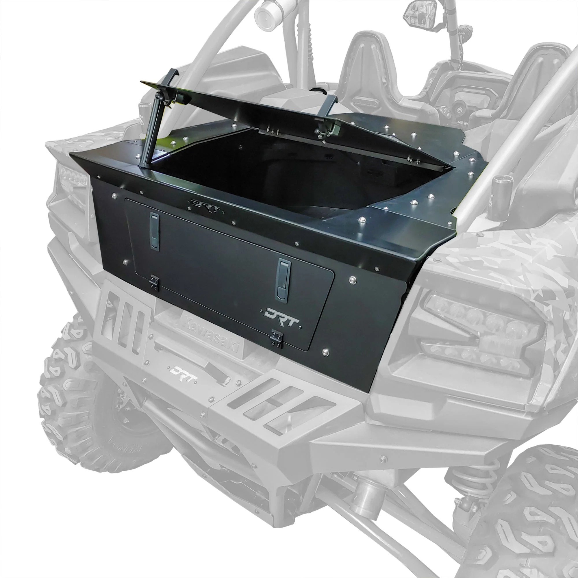 Kawasaki KRX 1000/4 HD Aluminum Storage/Trunk Enclosure - Image 4