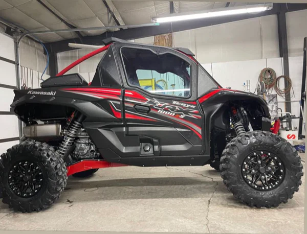 Kawasaki KRX 1000 2-Seat Cab Enclosure - No Blind Spots + All-Weather Shield (2020+) - Image 4