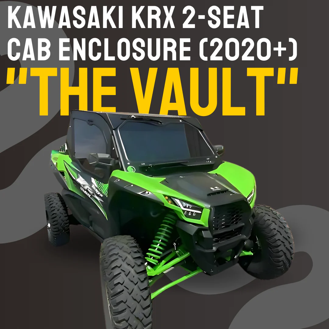 Kawasaki KRX 1000 2-Seat Cab Enclosure - No Blind Spots + All-Weather Shield (2020+) - Image 9