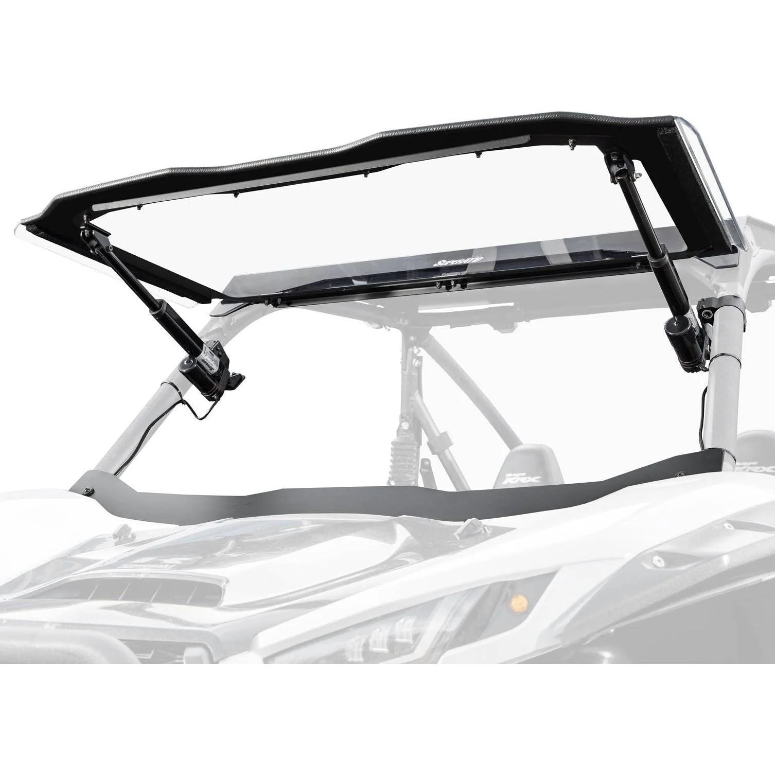 Kawasaki KRX MaxDrive Power Flip Windshield - Electronic Control + Scratch Resistance (2020+)