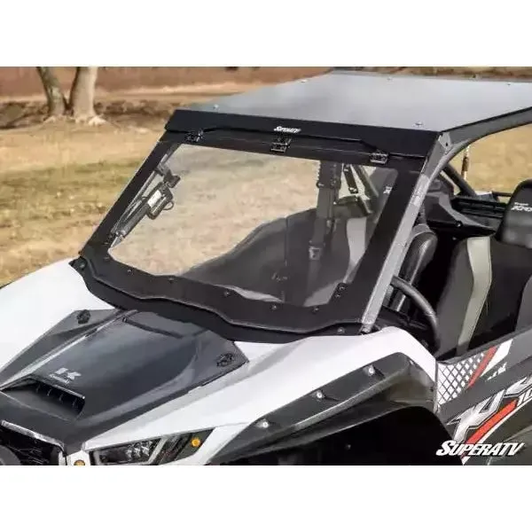 Kawasaki KRX MaxDrive Power Flip Windshield - Electronic Control + Scratch Resistance (2020+) - Image 2