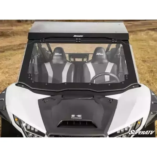 Kawasaki KRX MaxDrive Power Flip Windshield - Electronic Control + Scratch Resistance (2020+) - Image 3