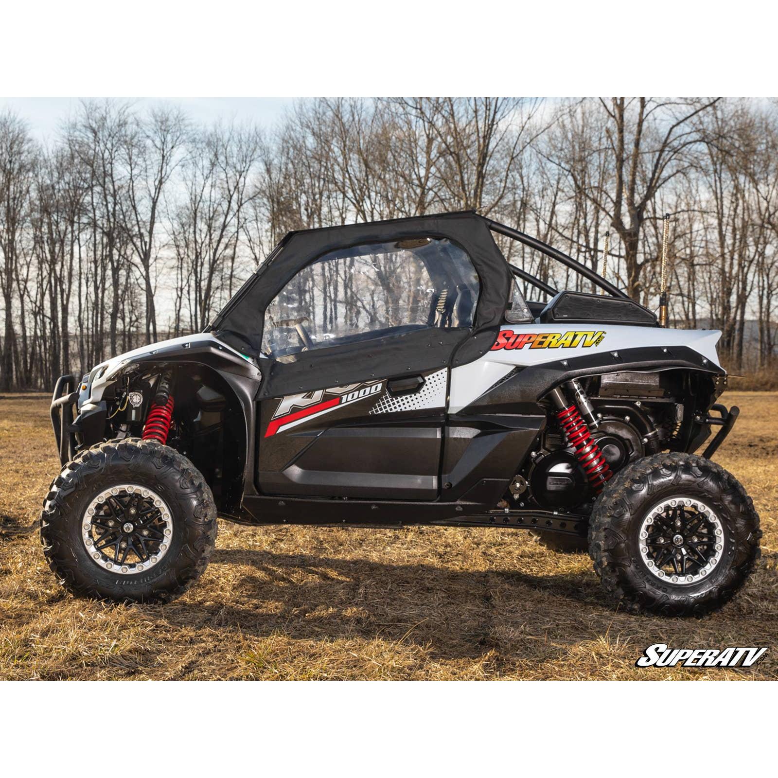 Kawasaki KRX Primal Soft Cab Enclosure Upper Doors - Superior Protection + Enhanced Visibility (2020+) - Image 7