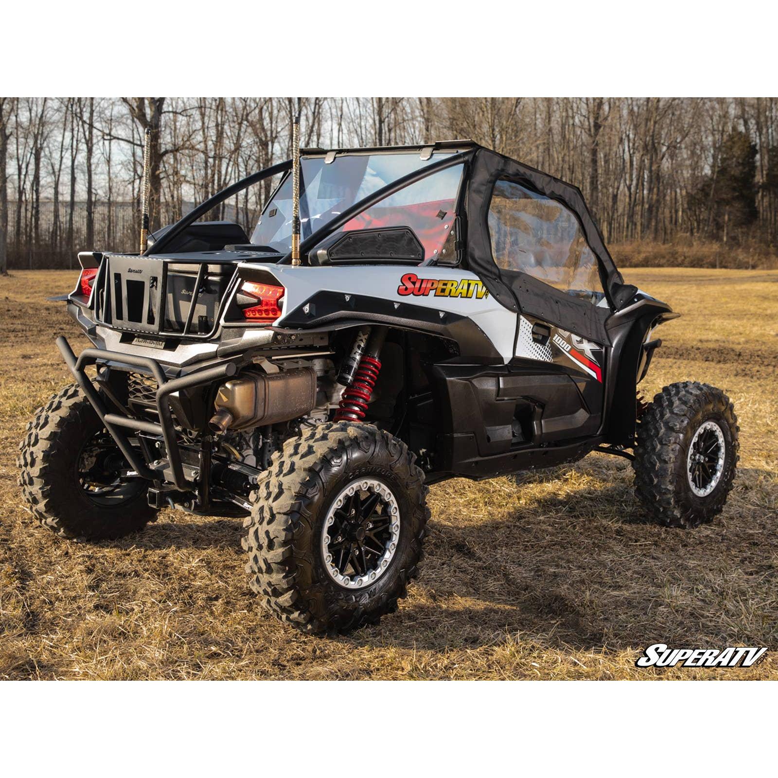 Kawasaki KRX Primal Soft Cab Enclosure Upper Doors - Superior Protection + Enhanced Visibility (2020+) - Image 9