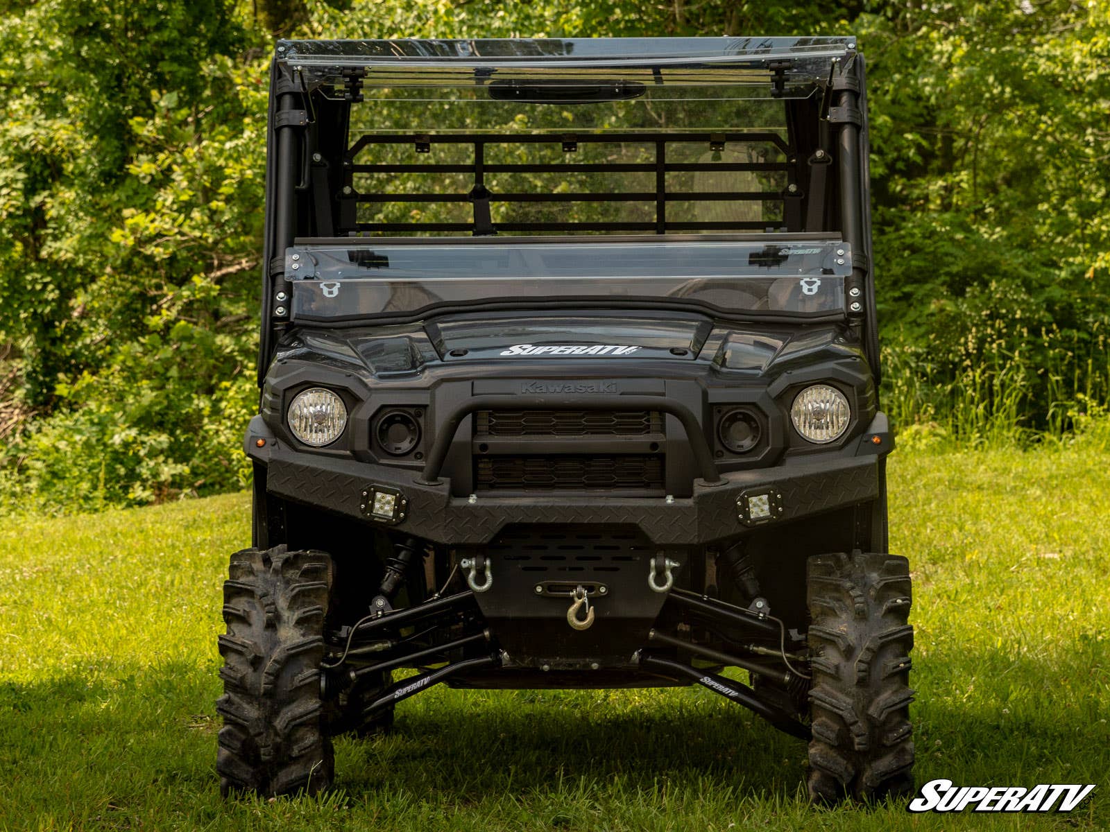 SuperATV Kawasaki Mule Pro High Clearance 1.5" Offset A-Arms - Image 2