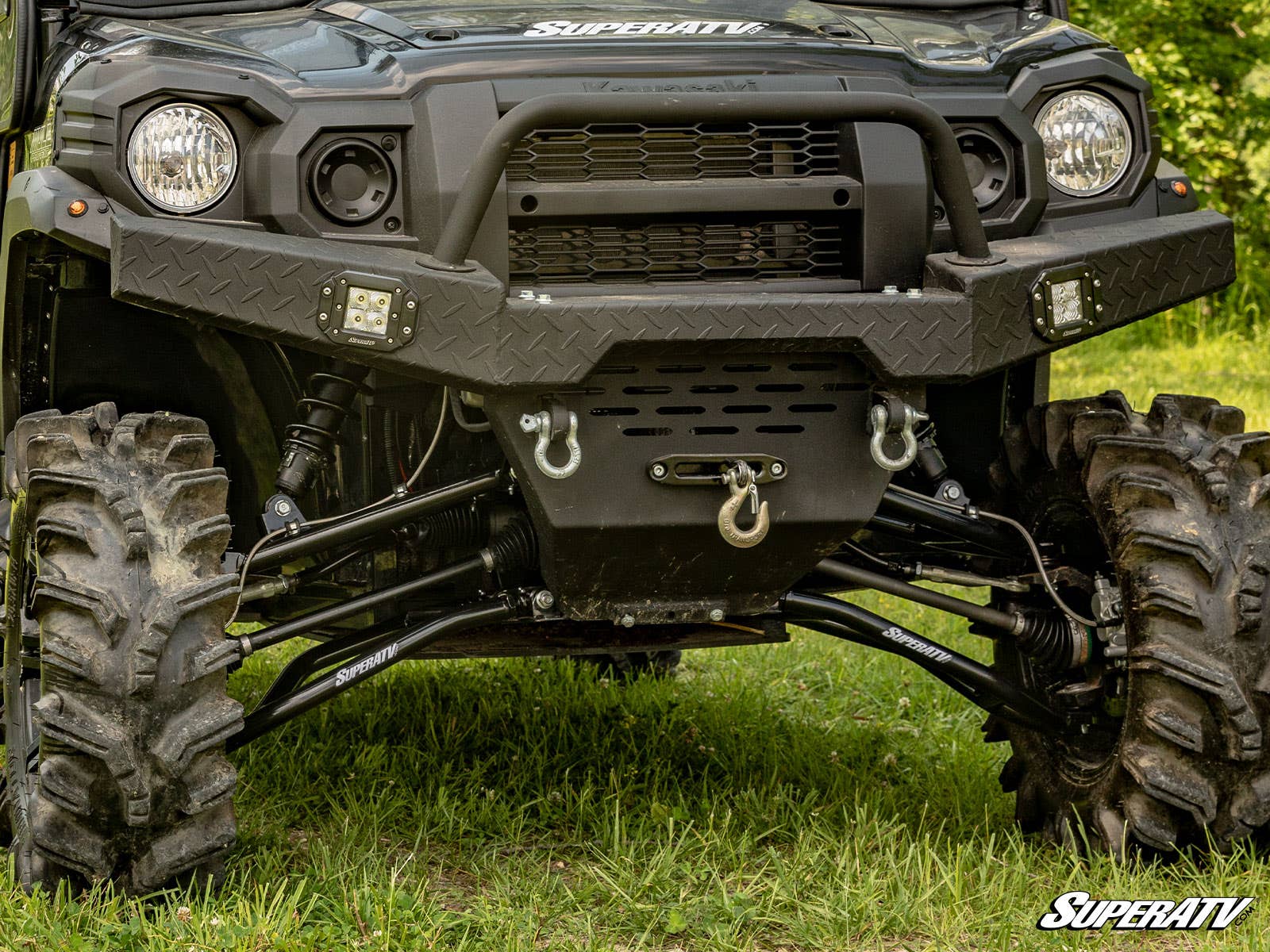 SuperATV Kawasaki Mule Pro High Clearance 1.5" Offset A-Arms - Image 5