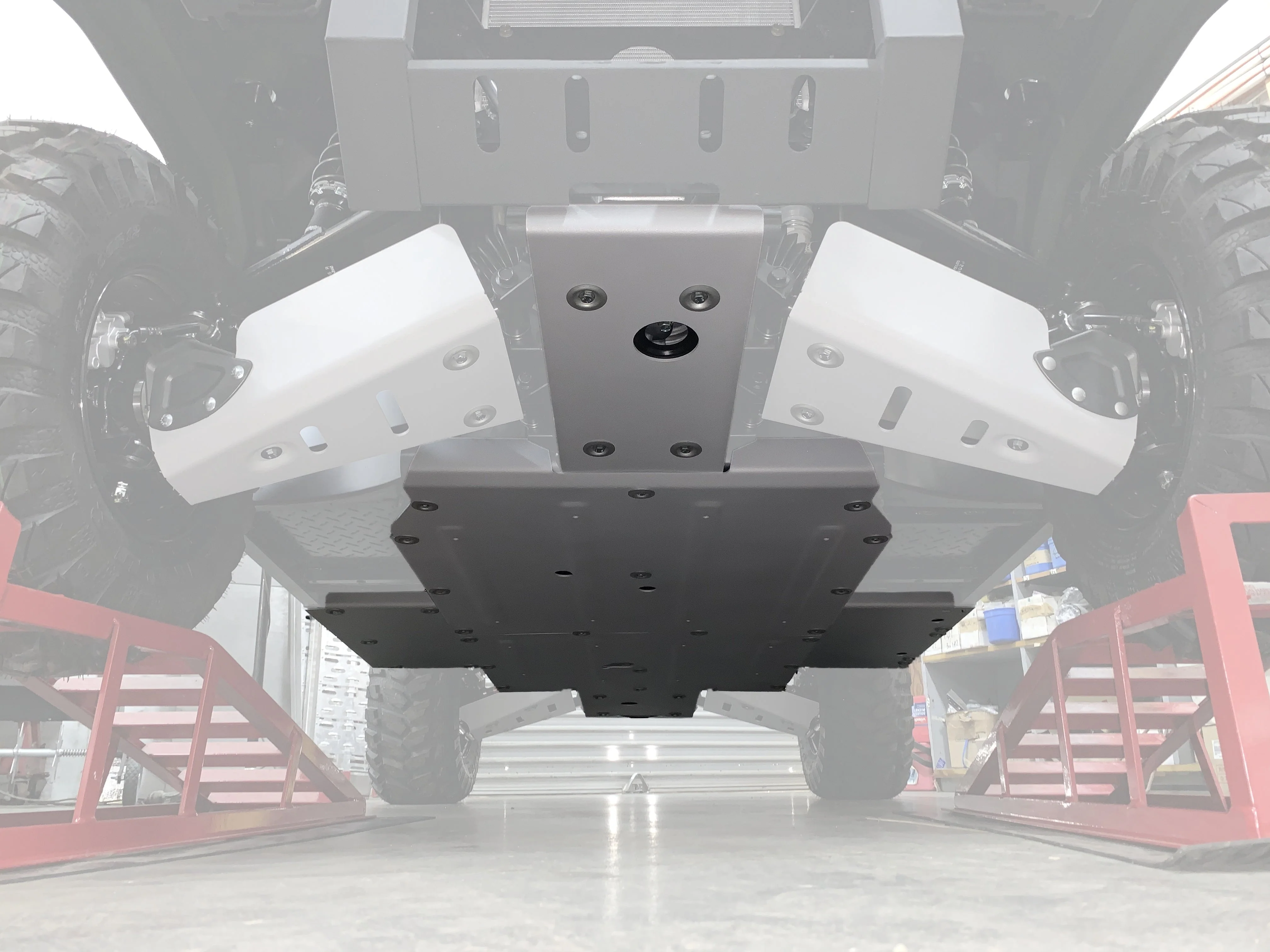 Kawasaki Mule PRO-MX / EPS / EPS LE Alloy Central Skid Plate
