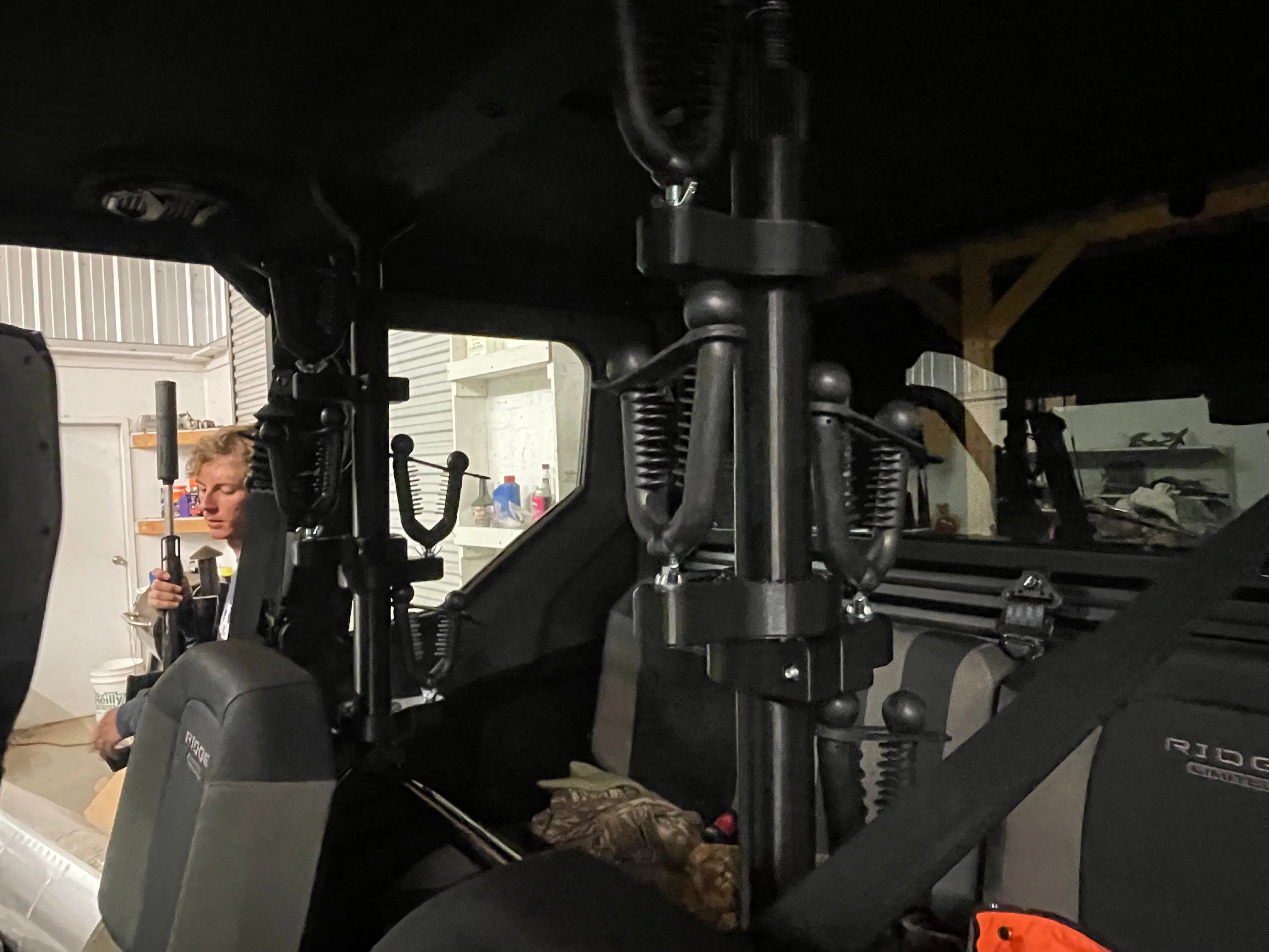 Kawasaki Teryx KRX 1000 Mid Cage Rifle Rack | 19" or 26" | 2-4 Place | Headliner Compatible - Image 5